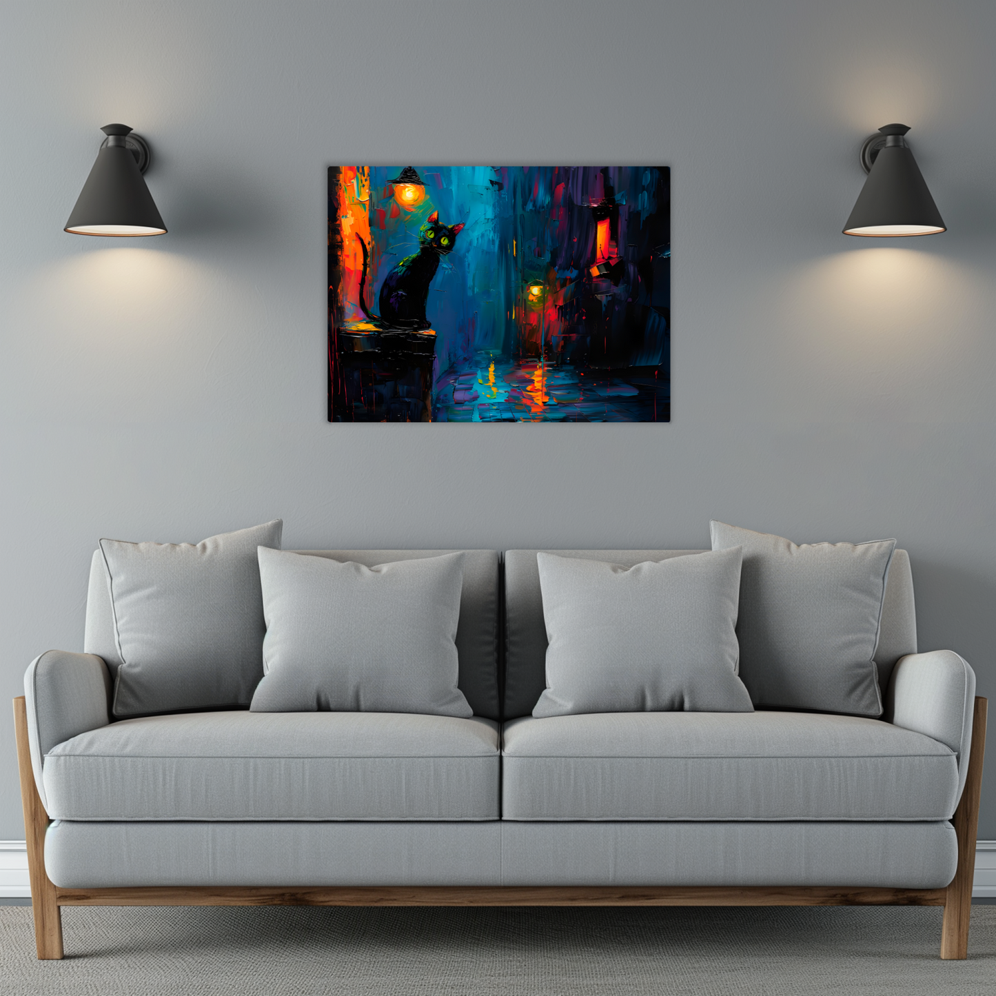 Nocturnal Guardian Premium Landscape Aluminum Prints