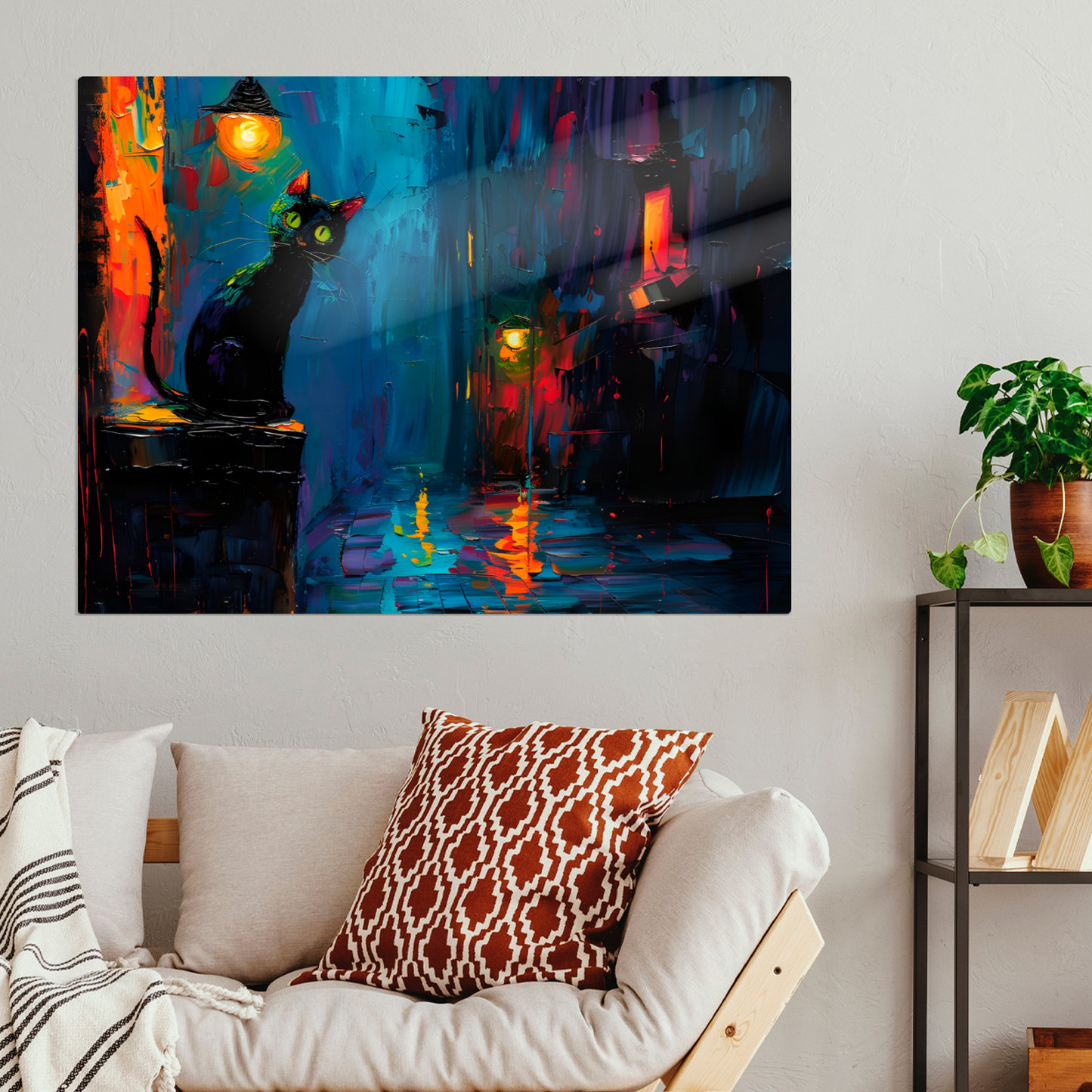 Nocturnal Guardian Premium Landscape Aluminum Prints