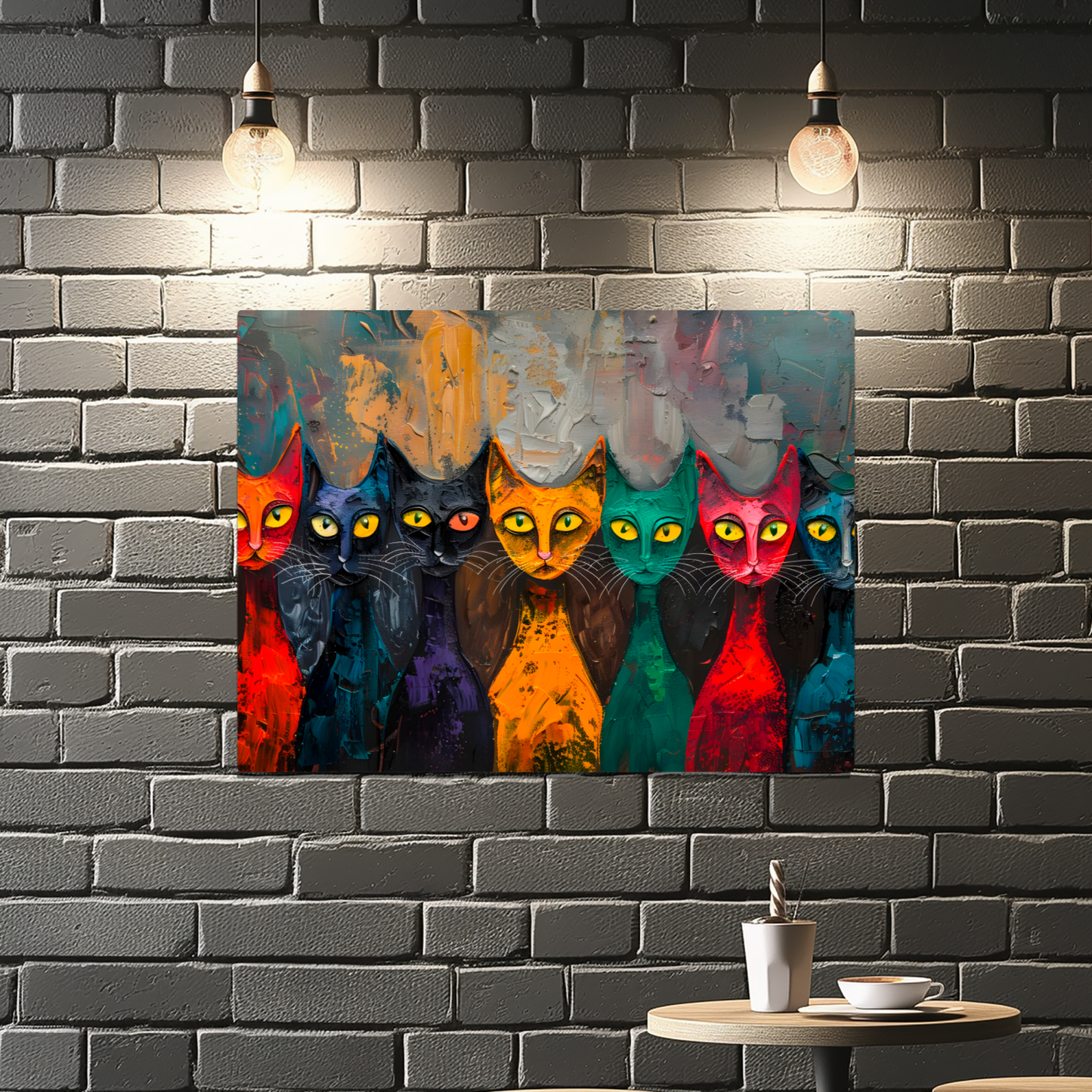 Council of Whiskers Premium Landscape Aluminum Prints