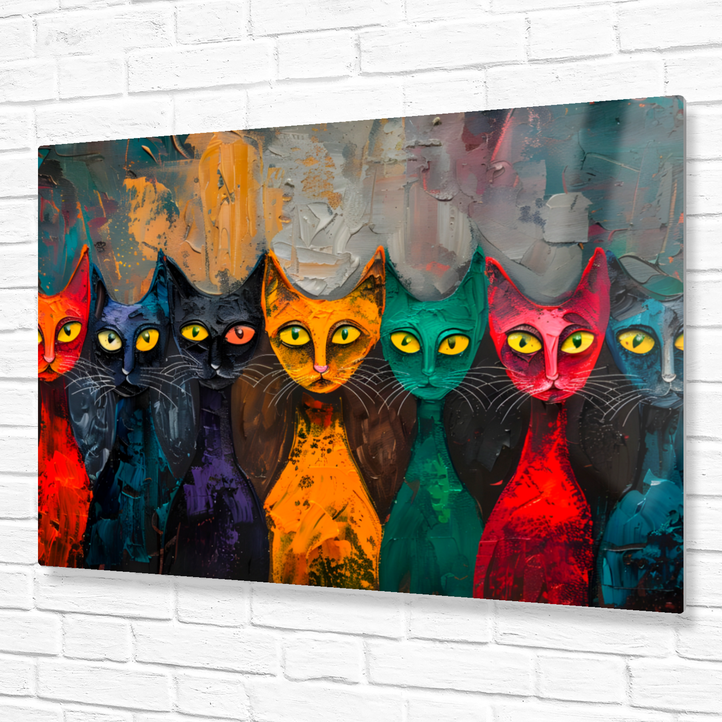 Council of Whiskers Premium Landscape Aluminum Prints