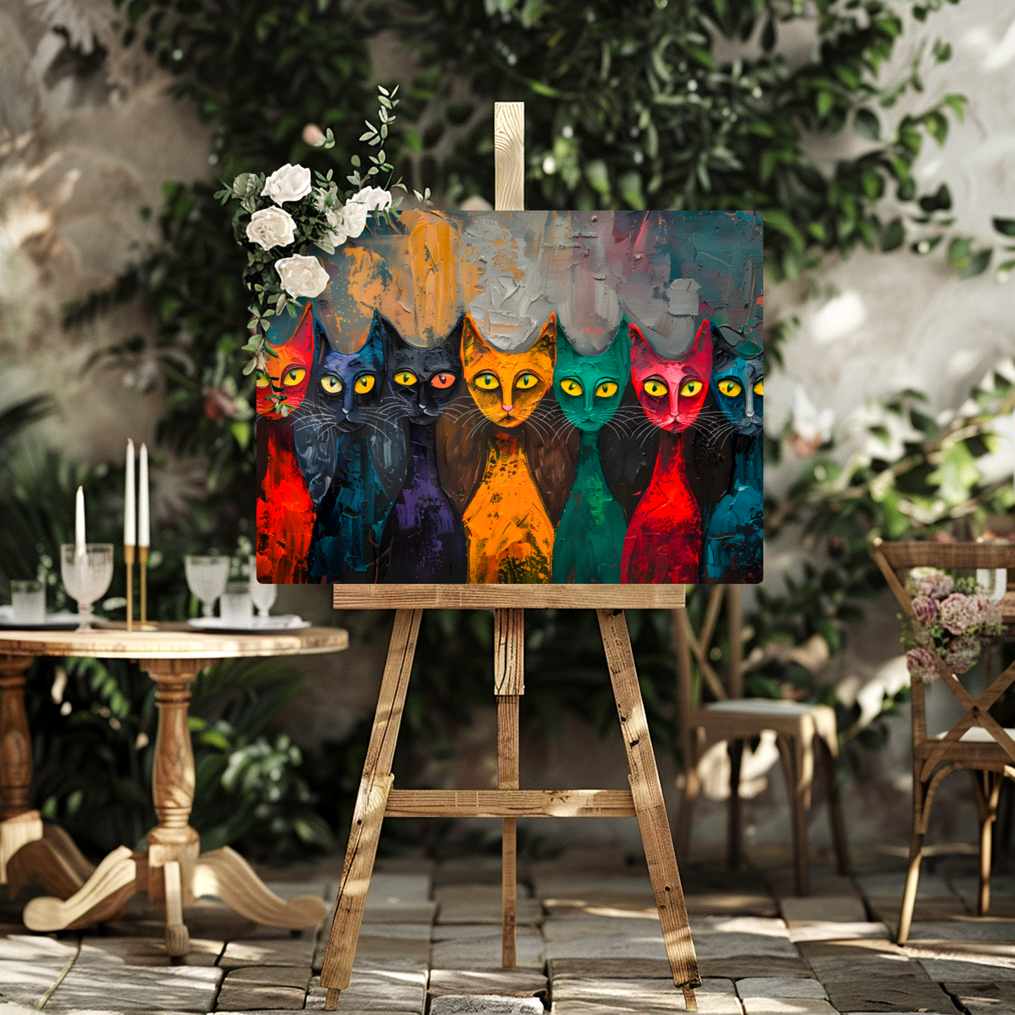 Council of Whiskers Premium Landscape Aluminum Prints