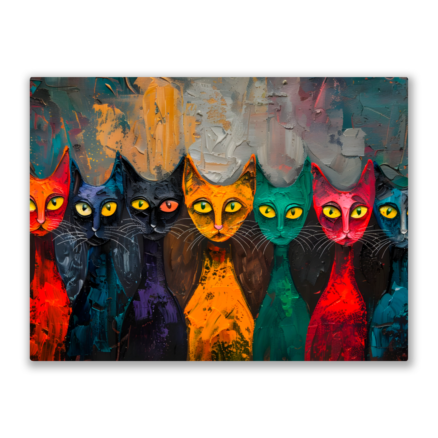 Council of Whiskers Premium Landscape Aluminum Prints