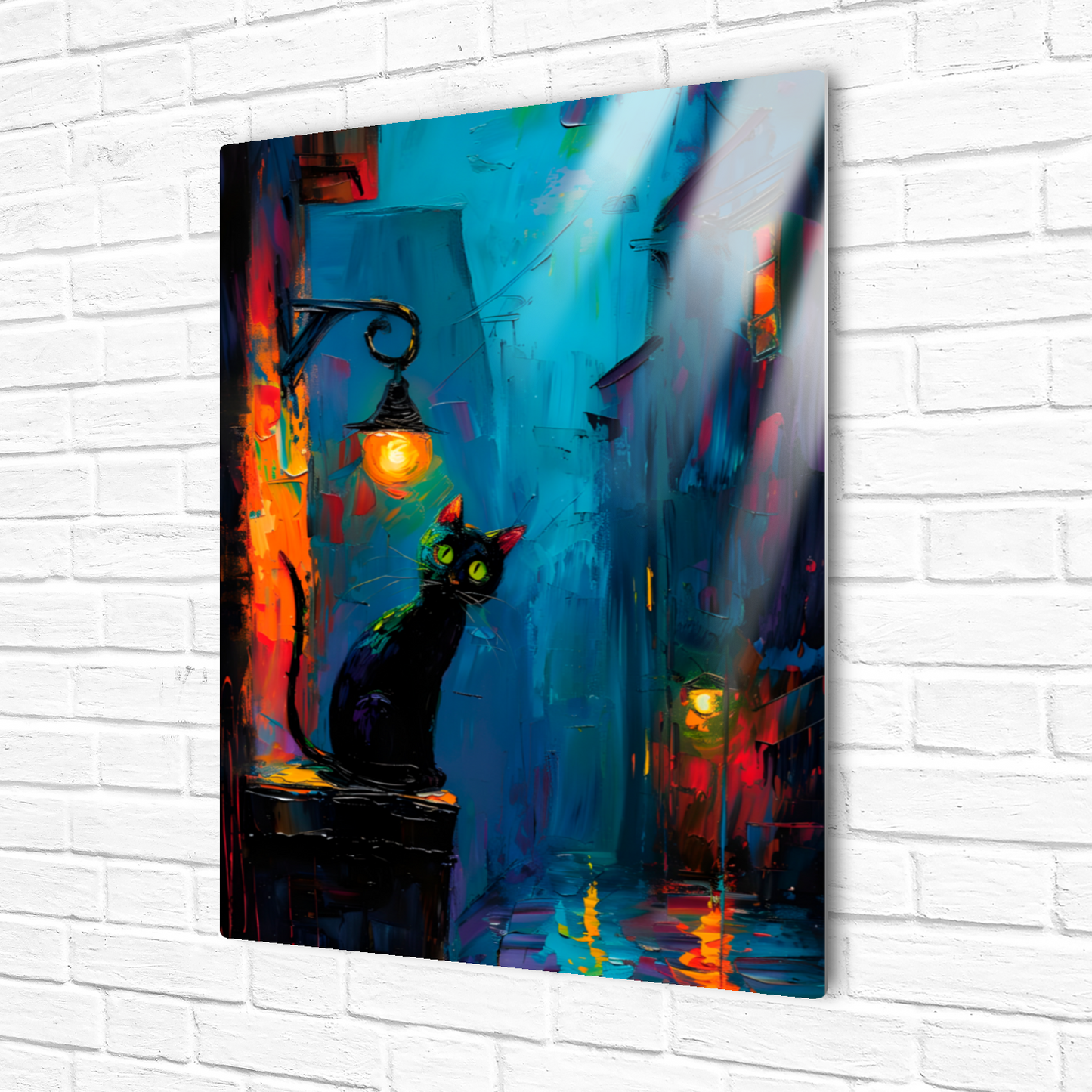 Nocturnal Guardian Premium Portrait Aluminum Prints