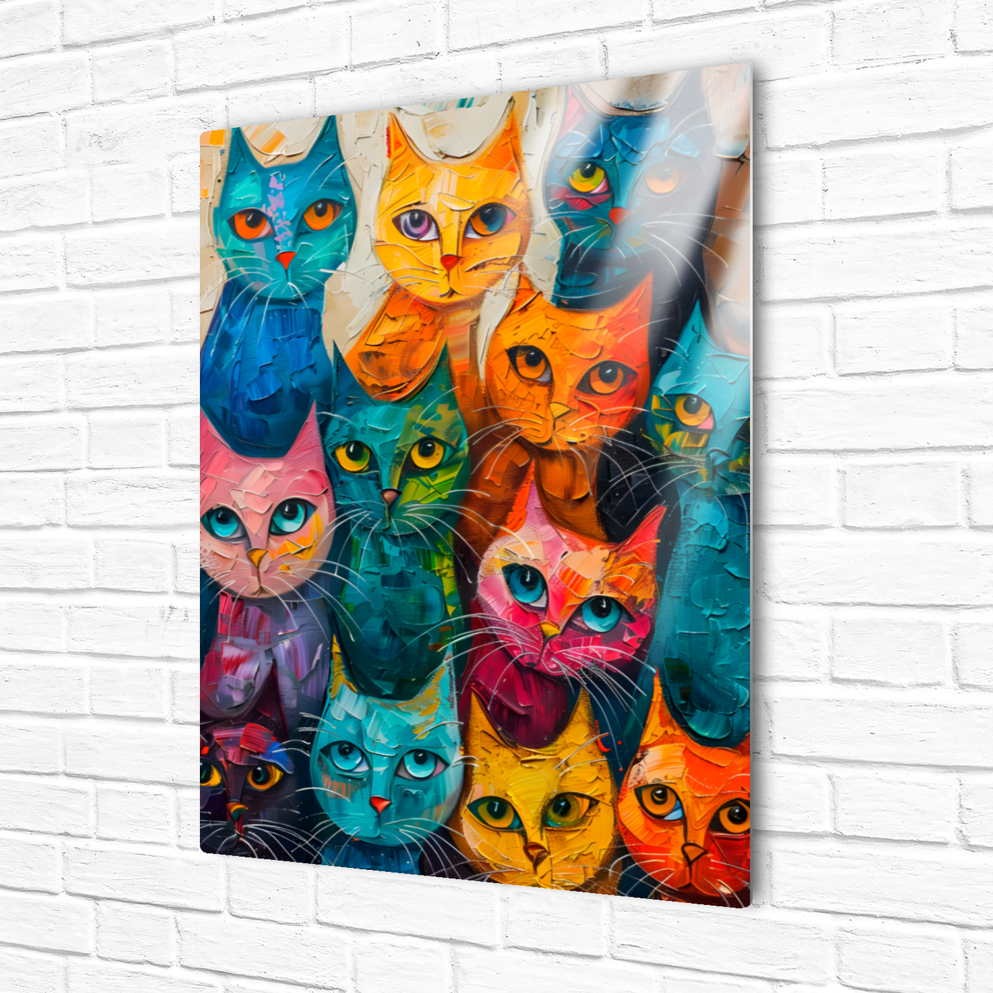 Council of Whiskers Premium Portrait Aluminum Prints