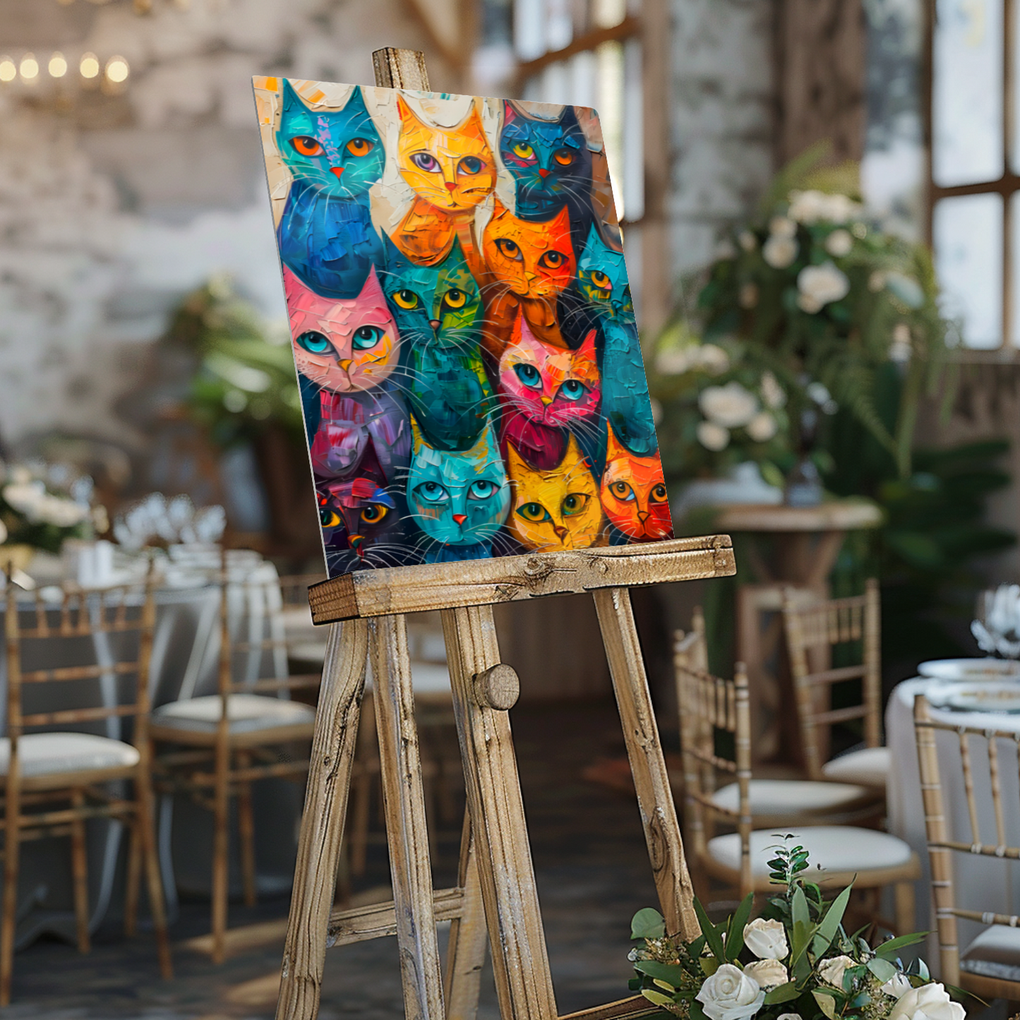 Council of Whiskers Premium Portrait Aluminum Prints