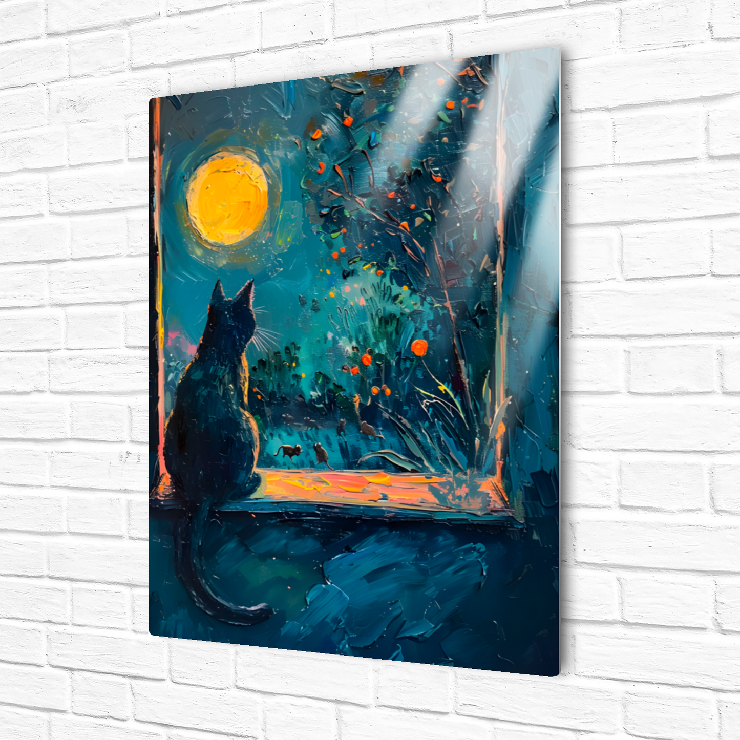 Window to the Wild Premium Portrait Aluminum Prints
