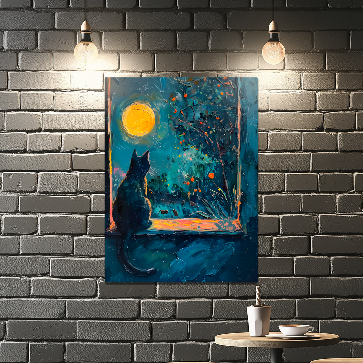 Window to the Wild Premium Portrait Aluminum Prints