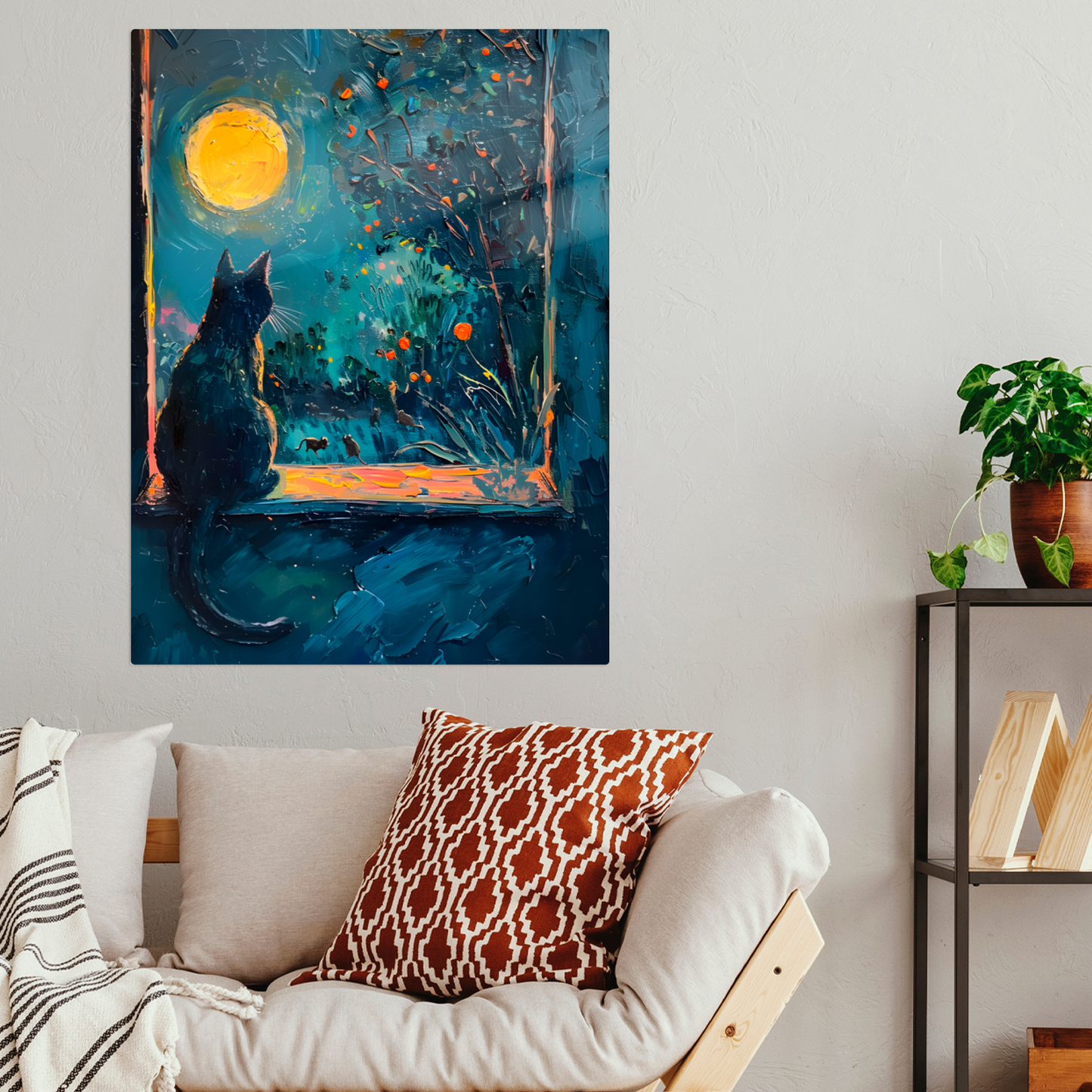 Window to the Wild Premium Portrait Aluminum Prints