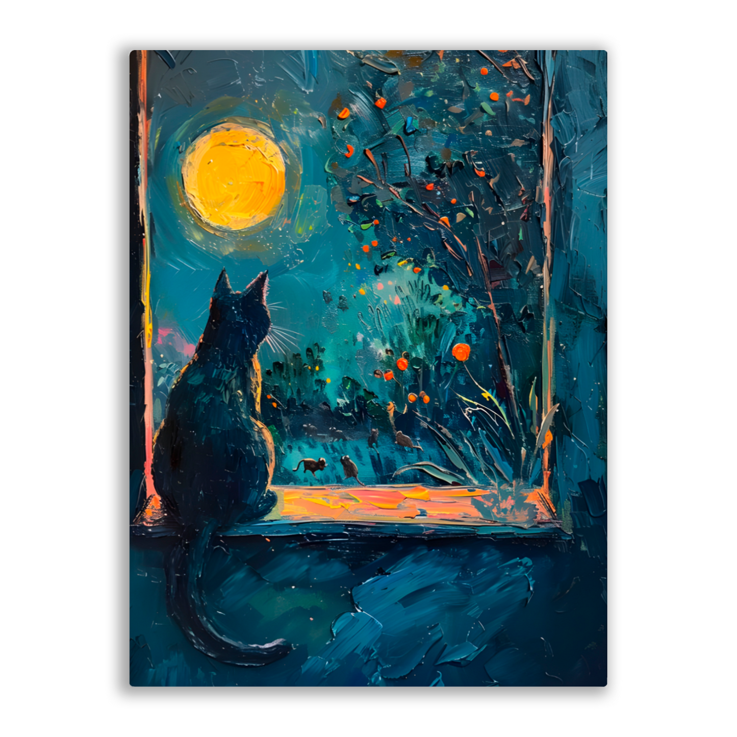 Window to the Wild Premium Portrait Aluminum Prints
