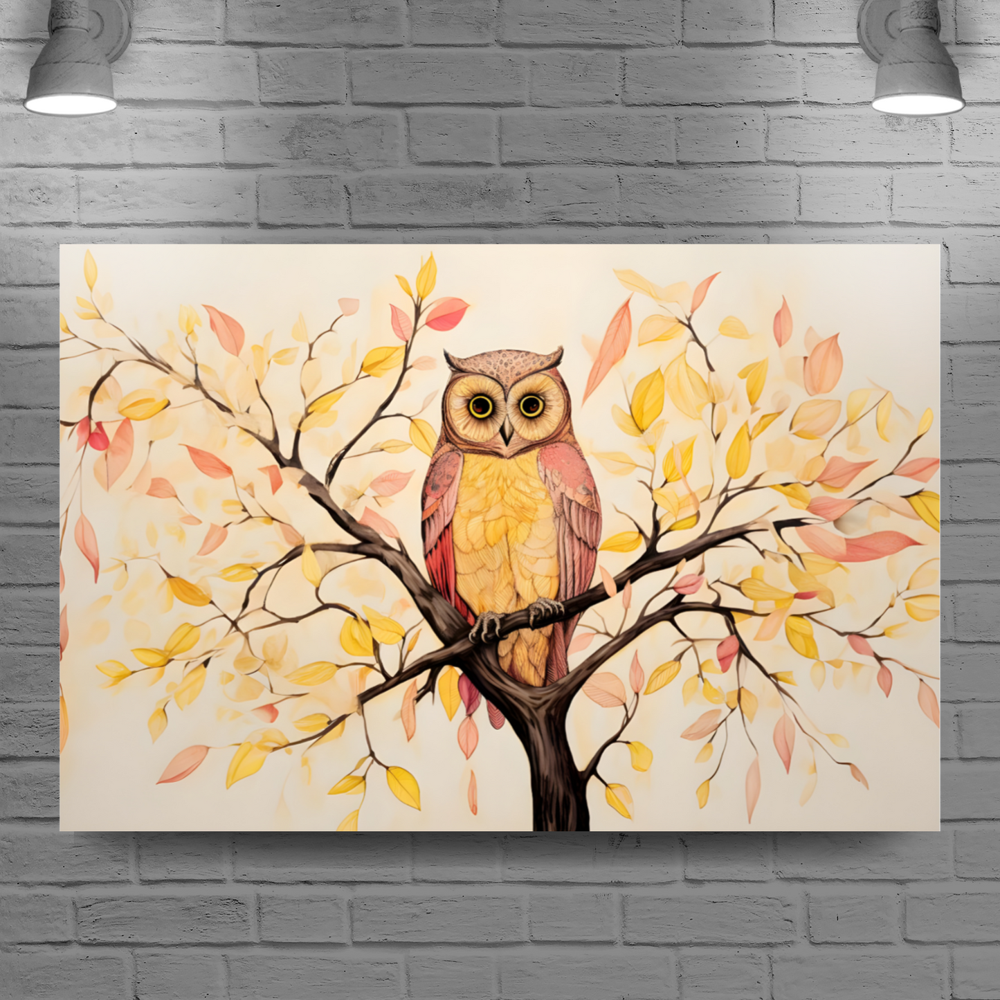 Owls Perch Deluxe Box Landscape Canvas Prints