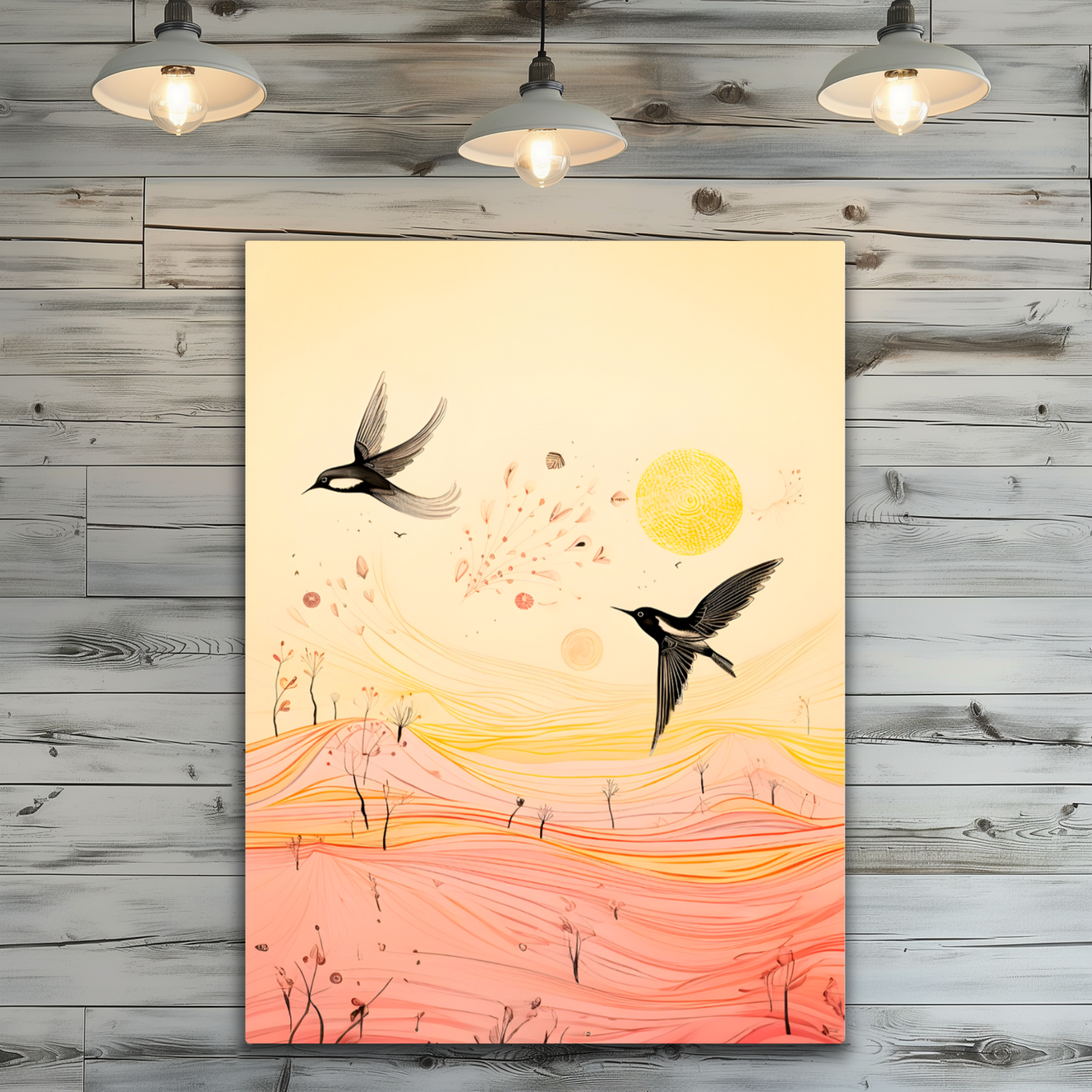 Harmony Of Swifts Premium Portrait Aluminum Prints