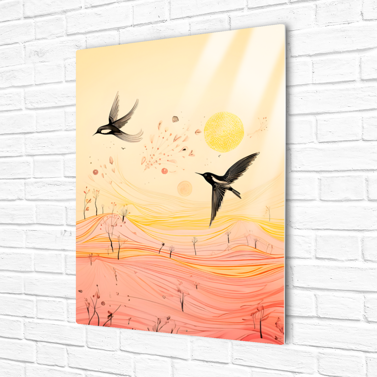 Harmony Of Swifts Premium Portrait Aluminum Prints