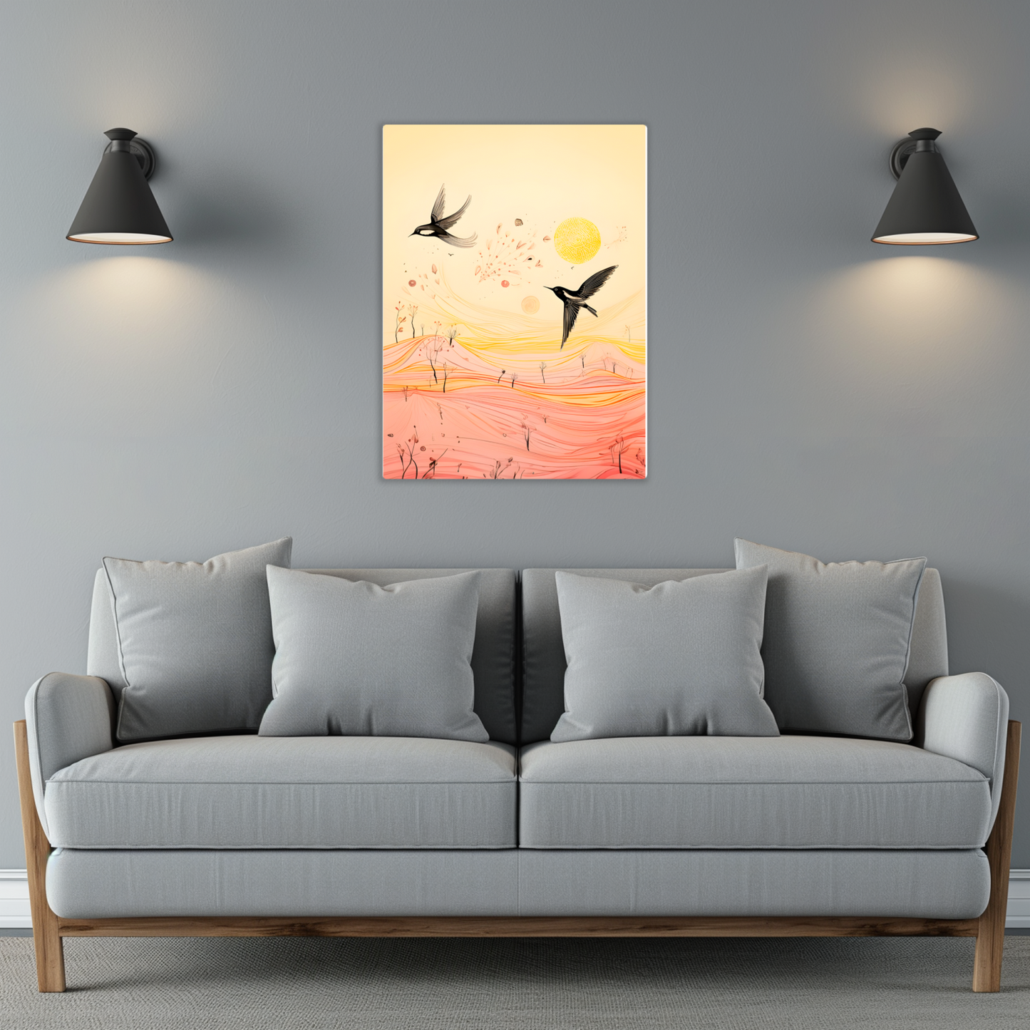 Harmony Of Swifts Premium Portrait Aluminum Prints