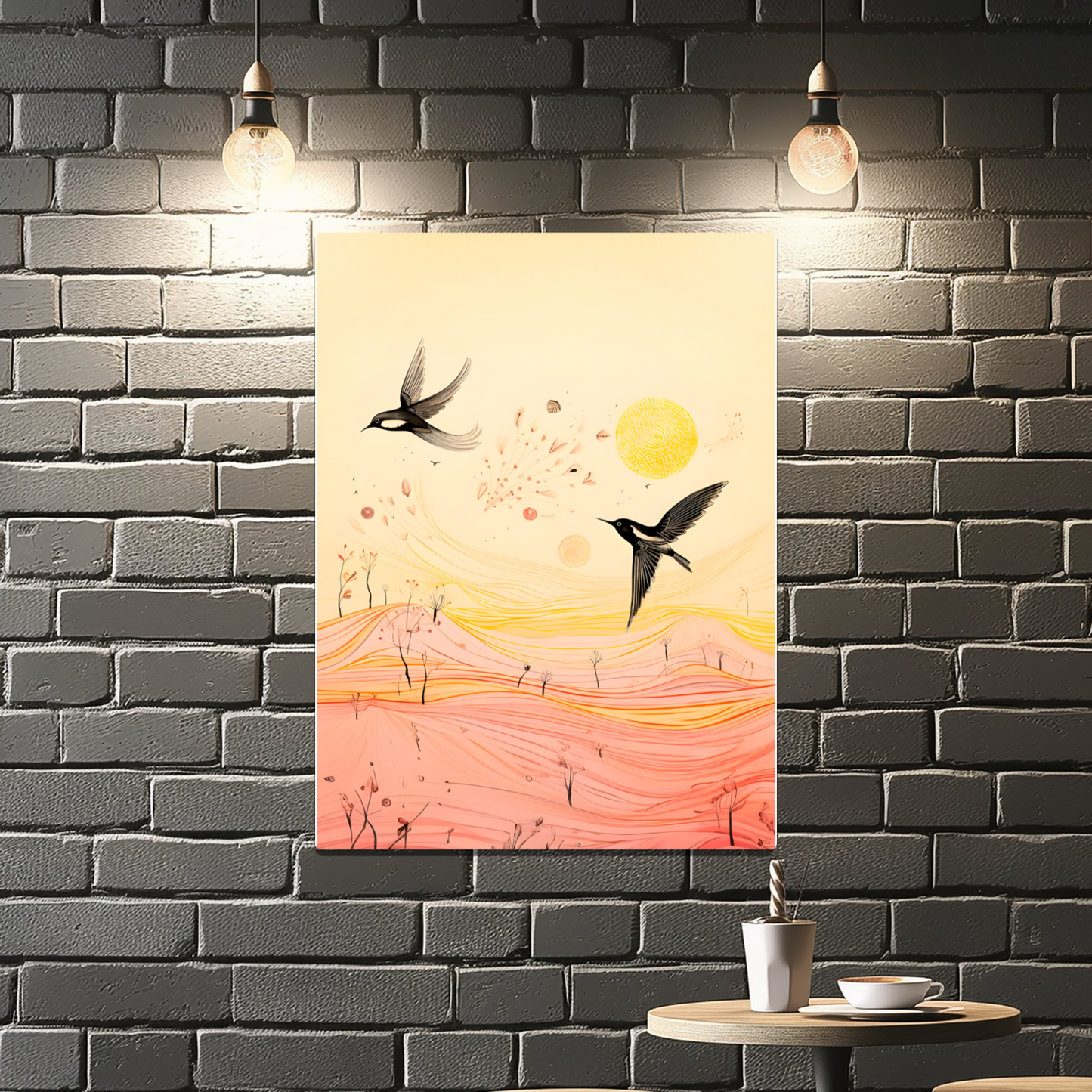 Harmony Of Swifts Premium Portrait Aluminum Prints