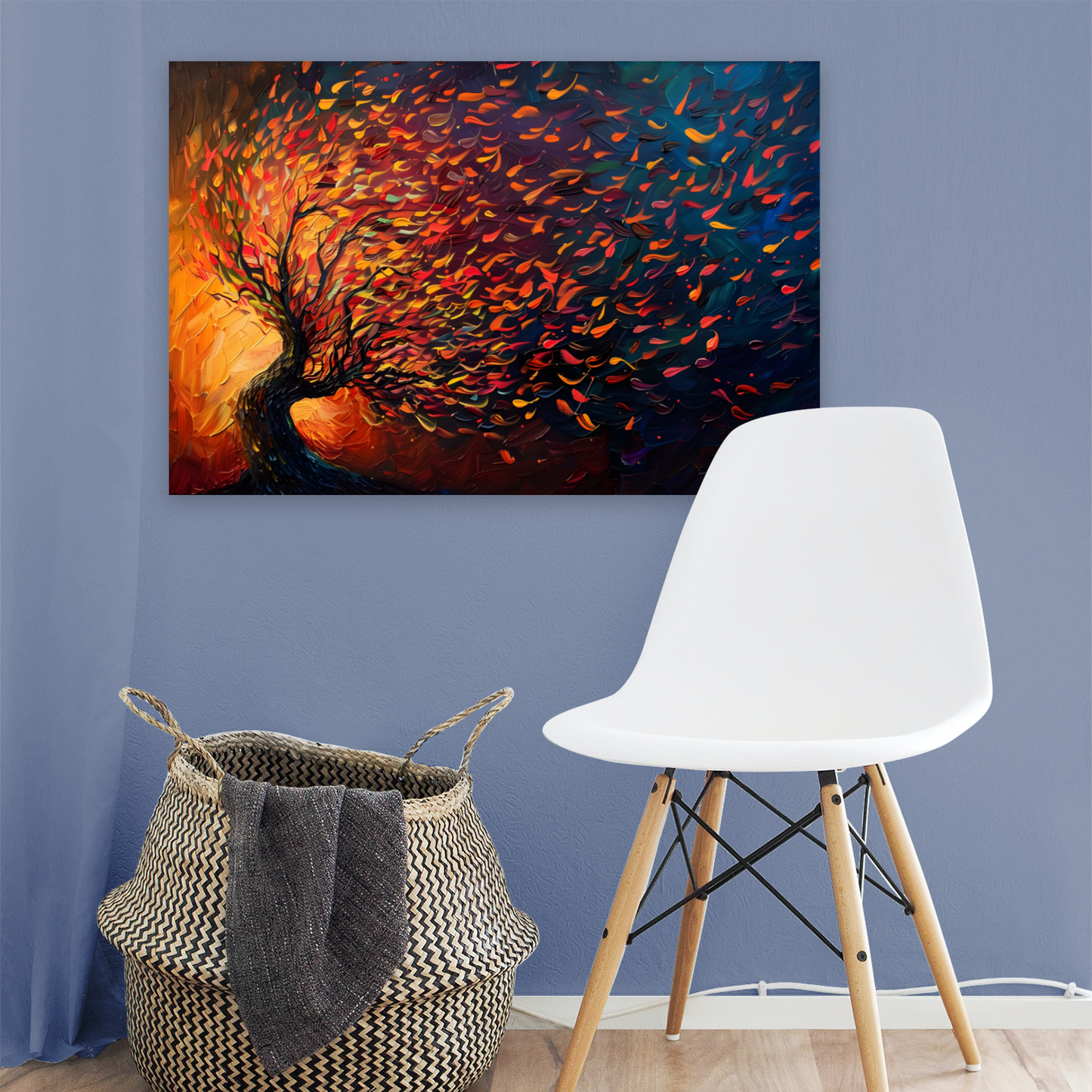 Tree of Life Fiery Elegance Deluxe Box Canvas Prints Landscape