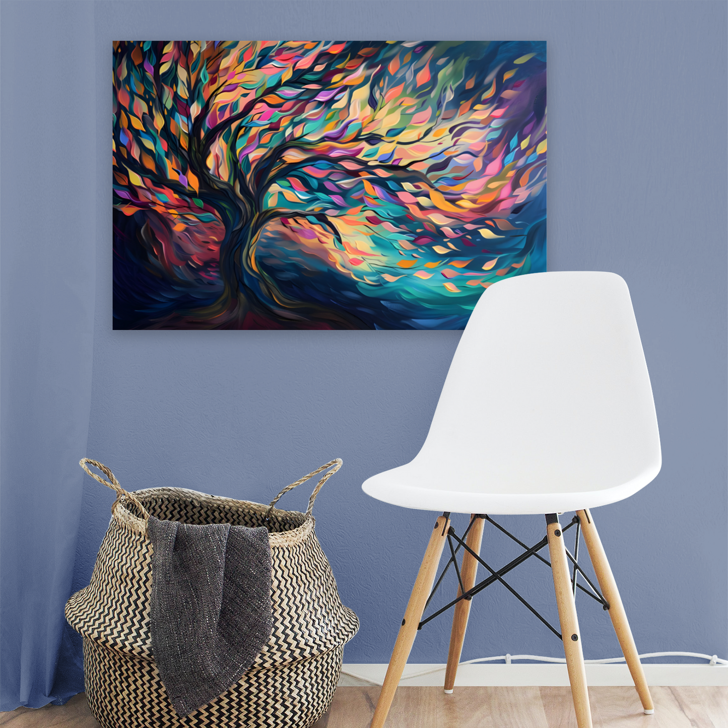 Tree of Life Vibrant Serenity Deluxe Box Canvas Prints Landscape
