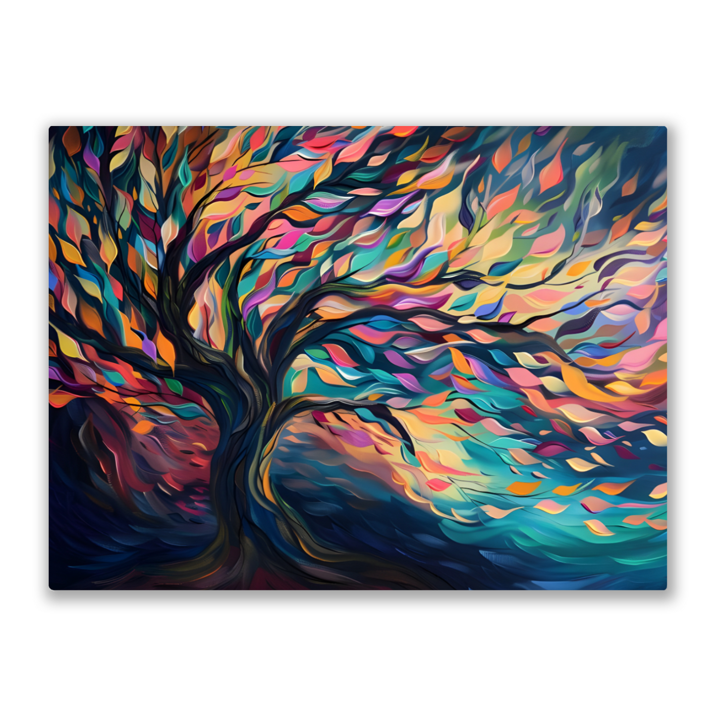 Tree of Life Vibrant Serenity Premium Landscape Aluminum Prints