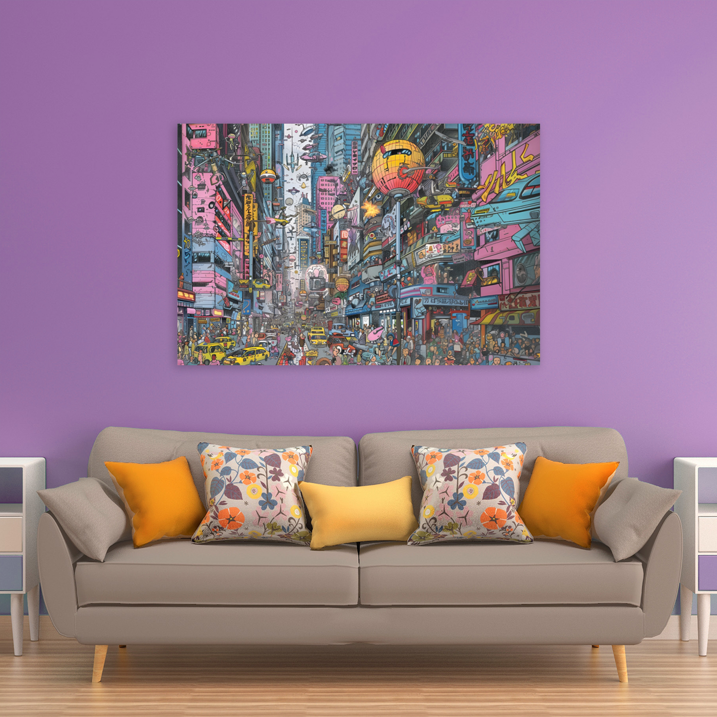 Urban Chaos Deluxe Box Canvas Prints Landscape