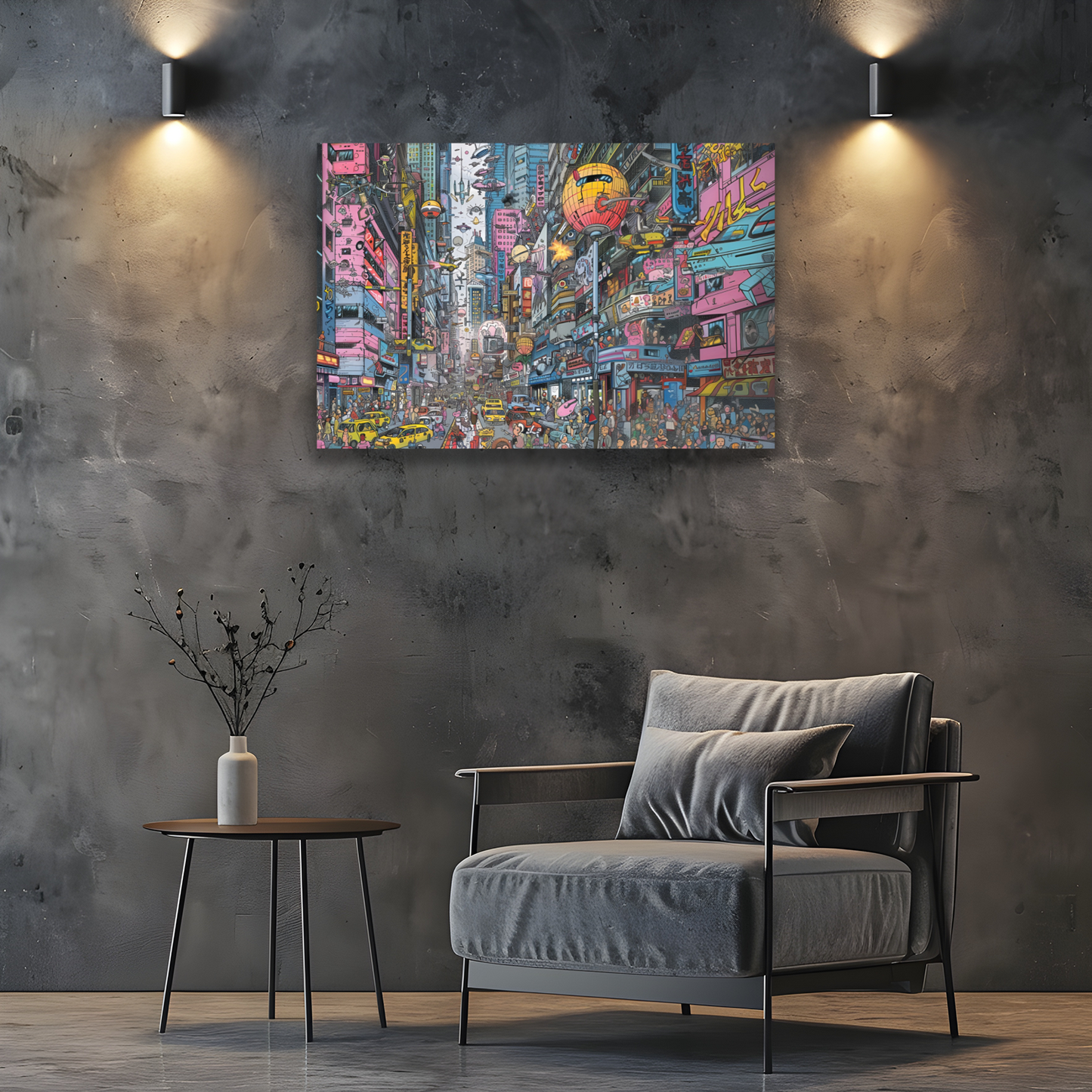 Urban Chaos Deluxe Box Canvas Prints Landscape