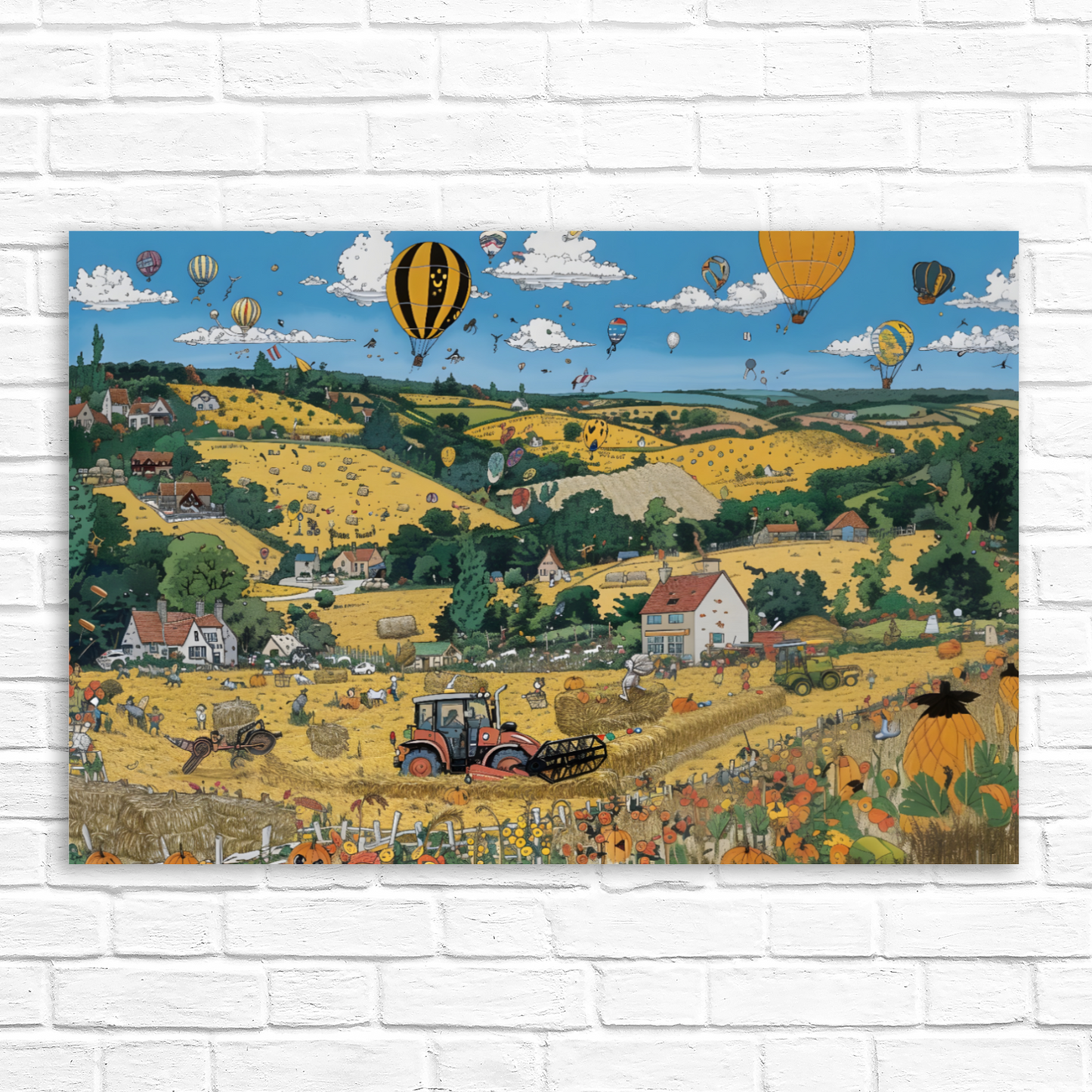 Golden Harvest Deluxe Box Canvas Prints Landscape
