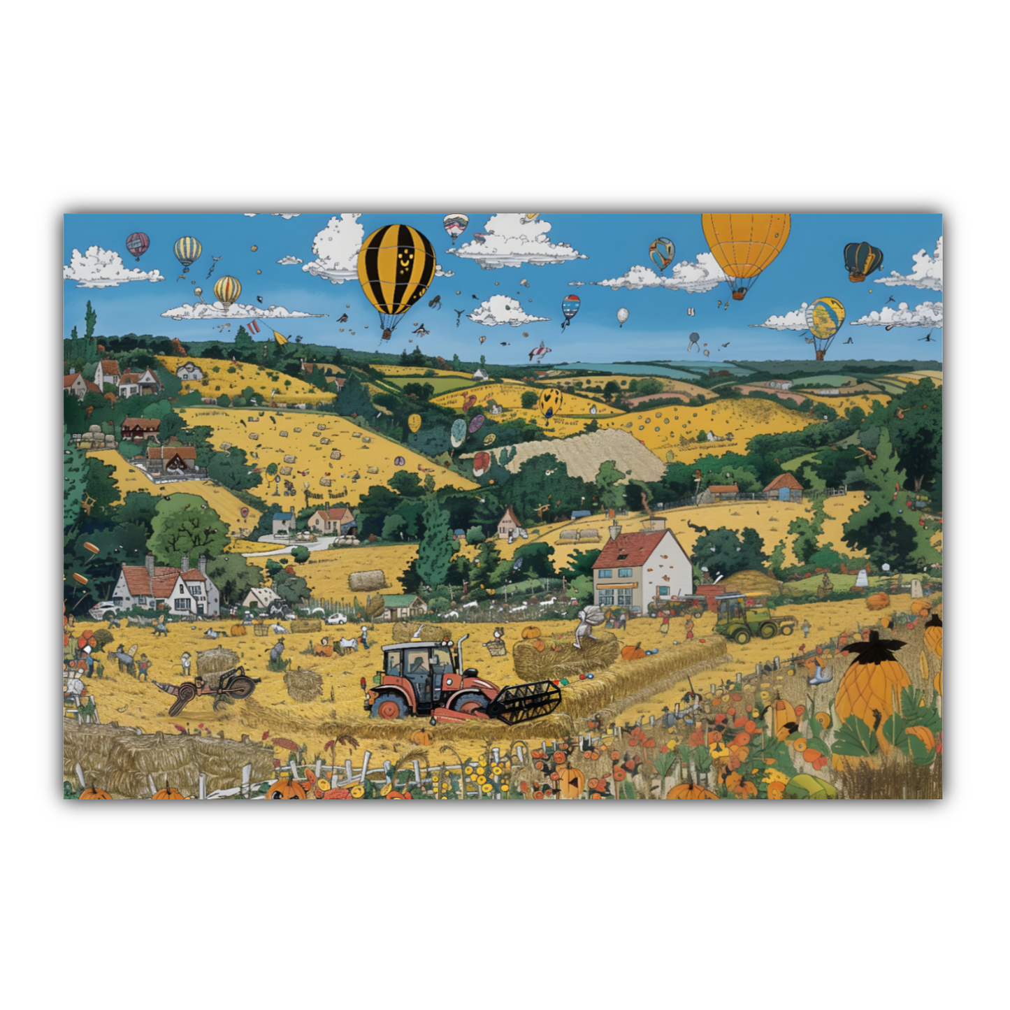 Golden Harvest Deluxe Box Canvas Prints Landscape