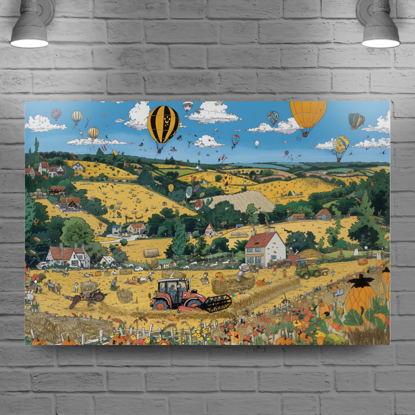 Golden Harvest Deluxe Box Canvas Prints Landscape
