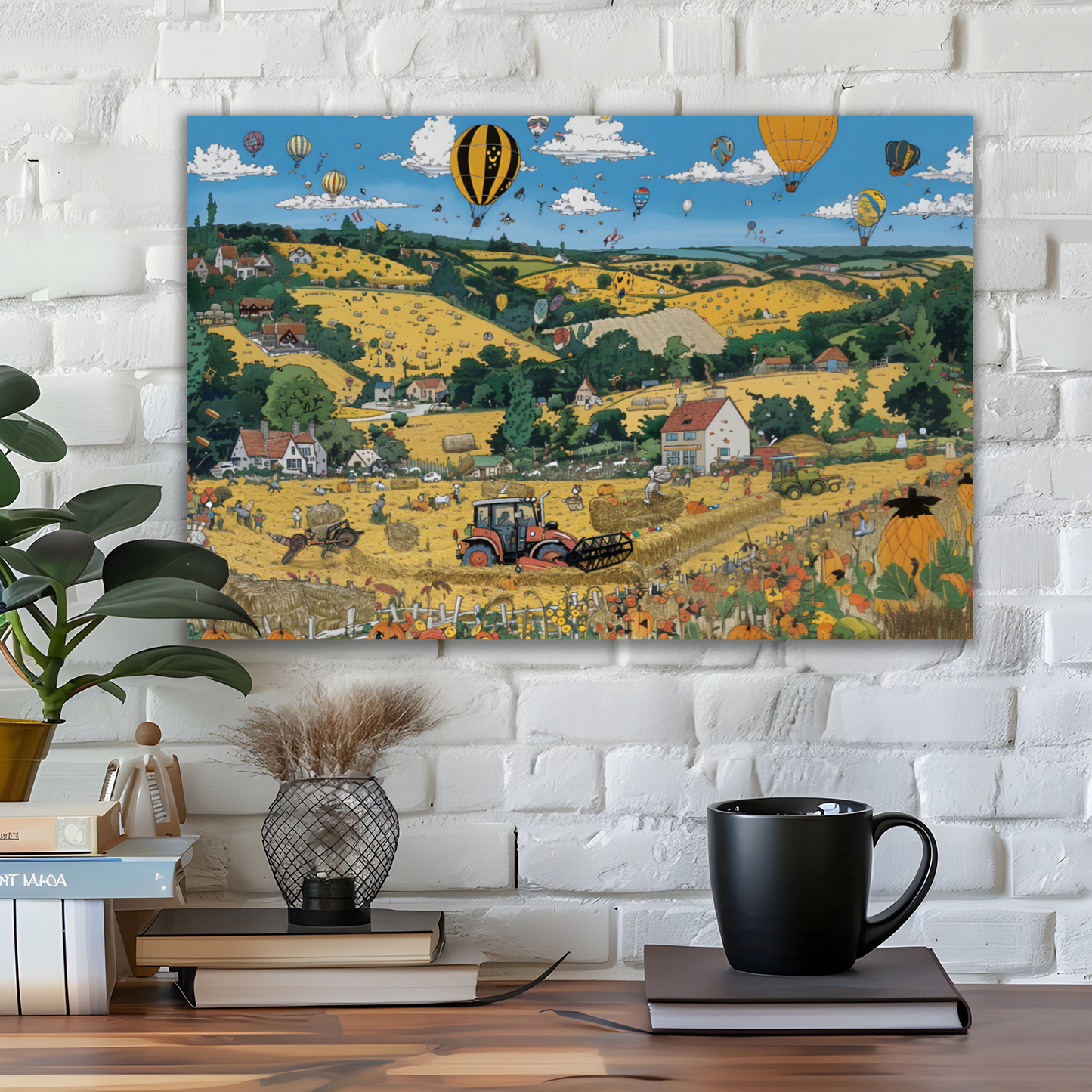 Golden Harvest Deluxe Box Canvas Prints Landscape
