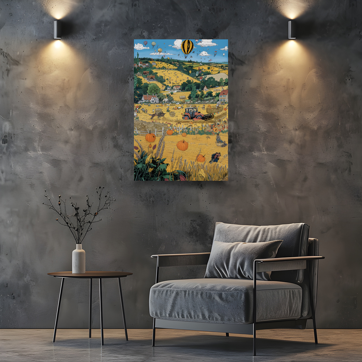 Golden Harvest Deluxe Box Canvas Prints Portrait