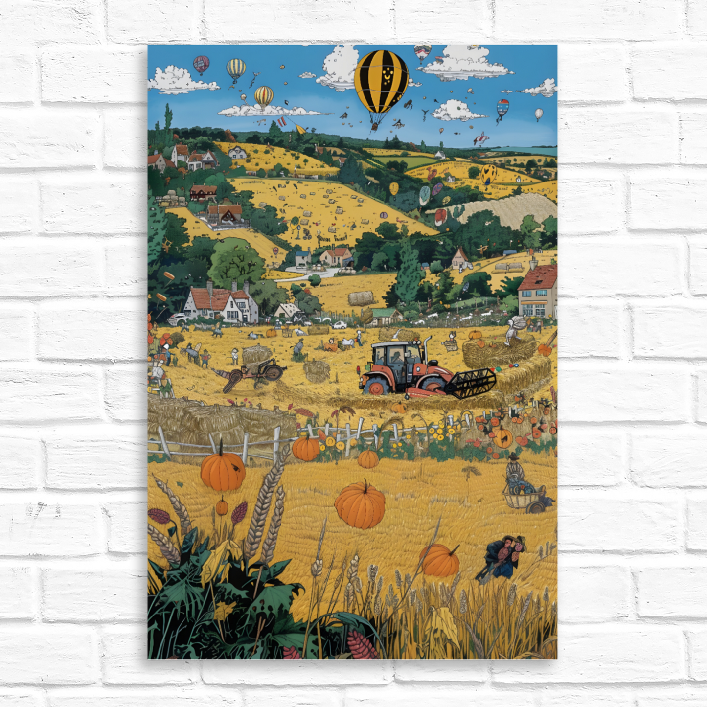 Golden Harvest Deluxe Box Canvas Prints Portrait