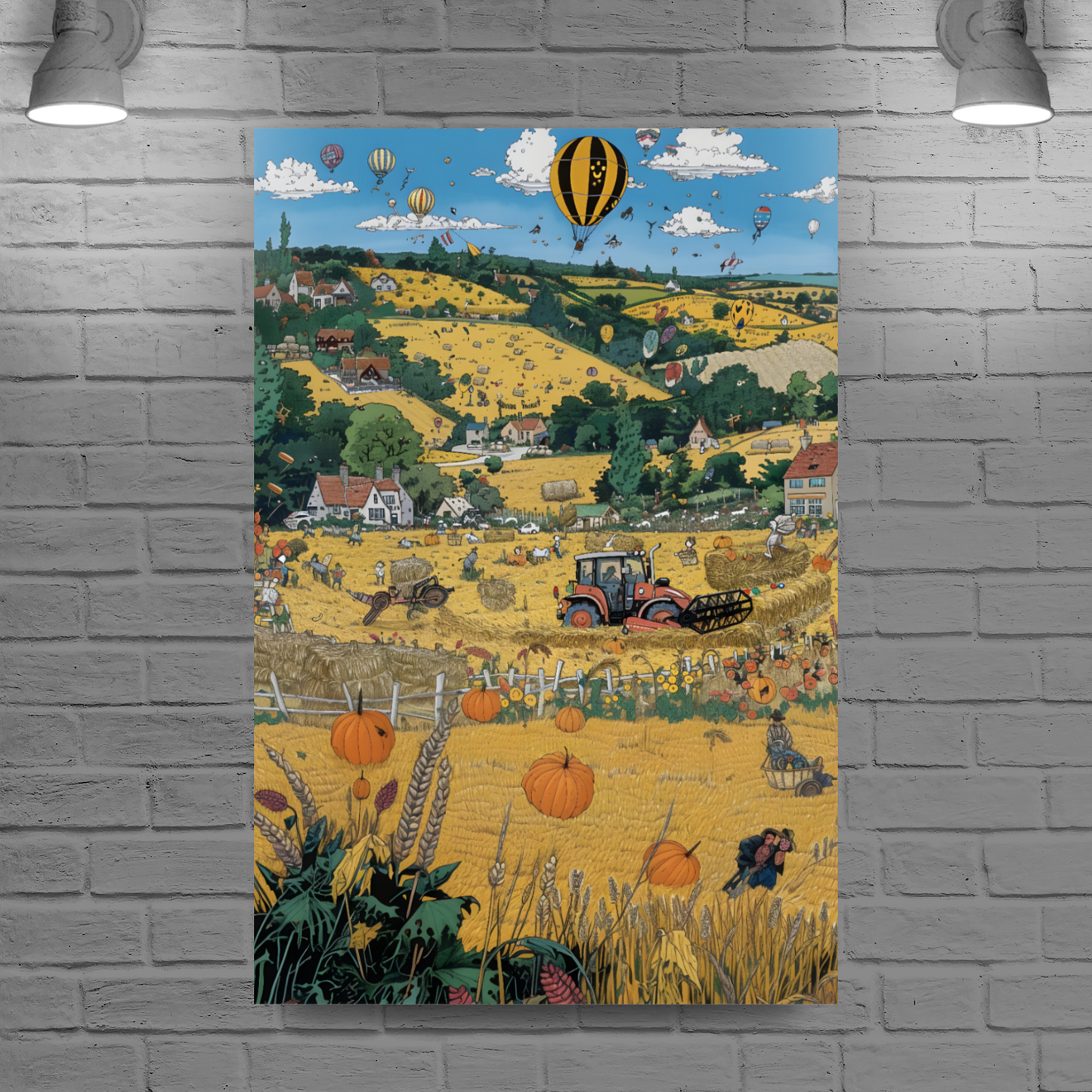 Golden Harvest Deluxe Box Canvas Prints Portrait