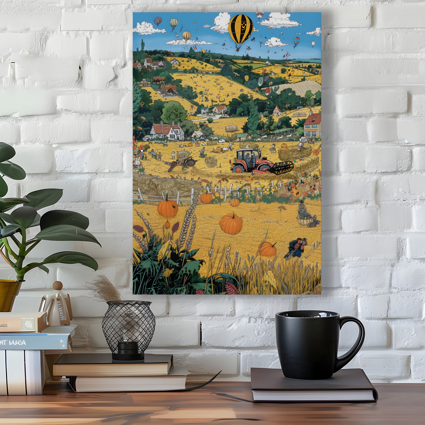 Golden Harvest Deluxe Box Canvas Prints Portrait