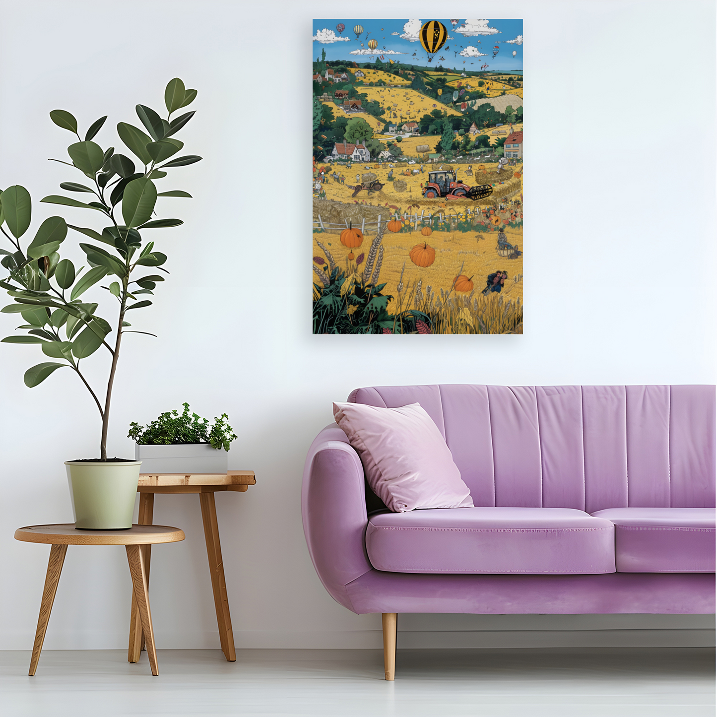 Golden Harvest Deluxe Box Canvas Prints Portrait