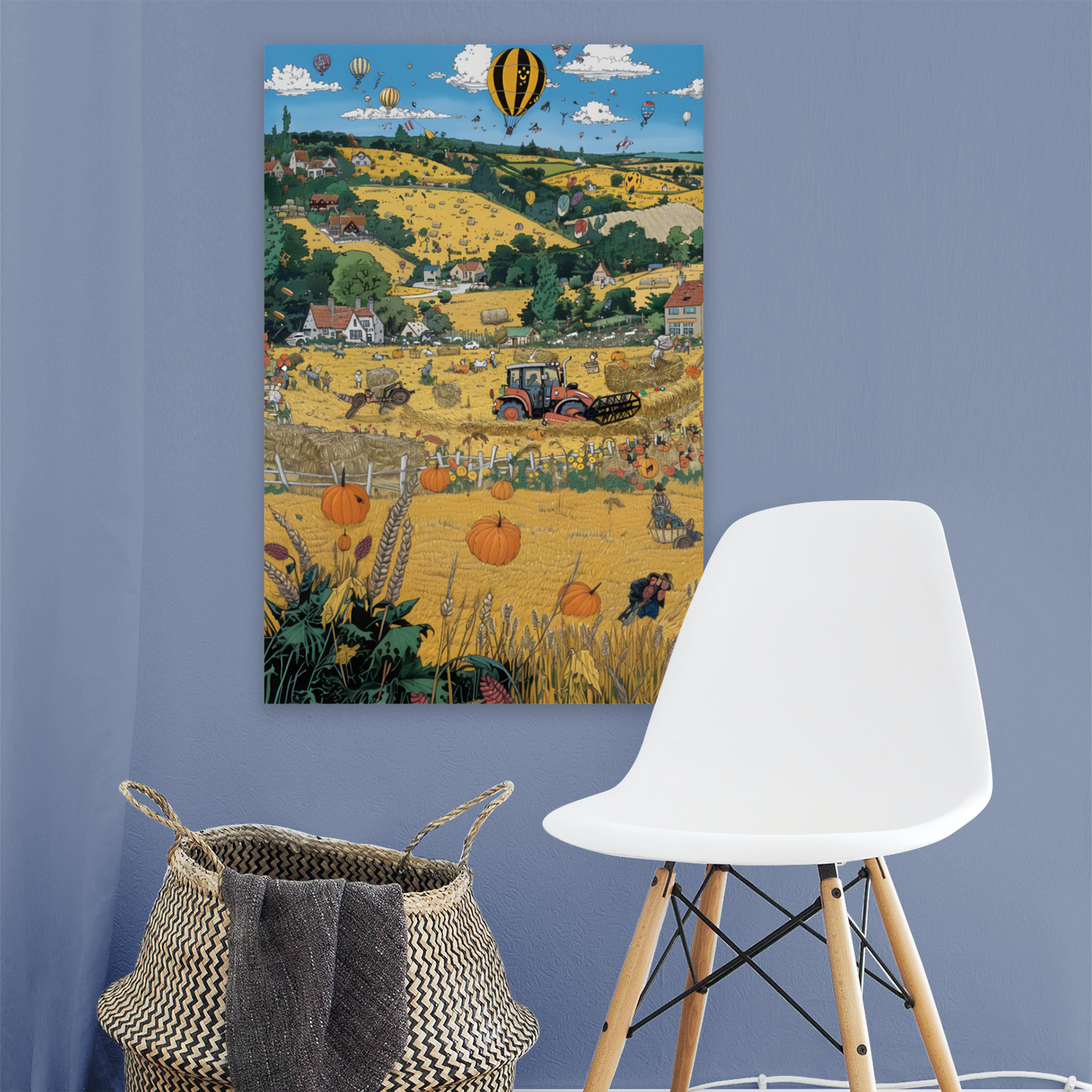 Golden Harvest Deluxe Box Canvas Prints Portrait