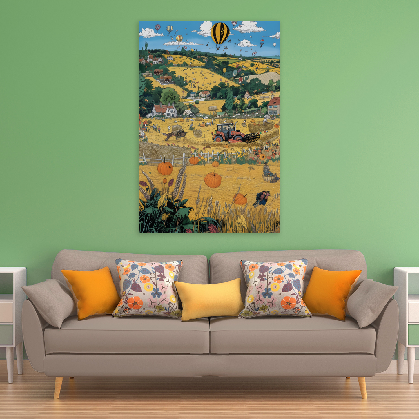 Golden Harvest Deluxe Box Canvas Prints Portrait