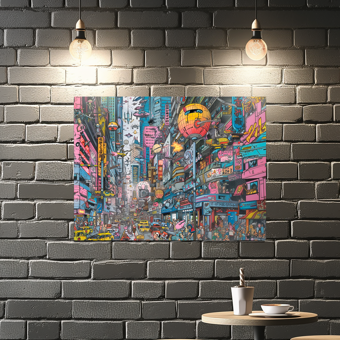 Urban Chaos Premium Landscape Aluminum Prints