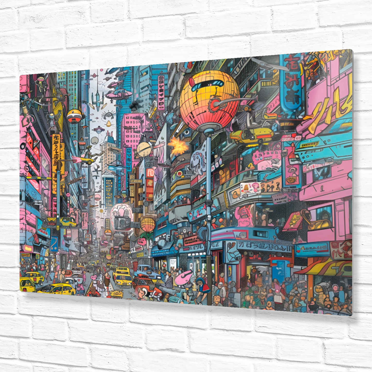 Urban Chaos Premium Landscape Aluminum Prints