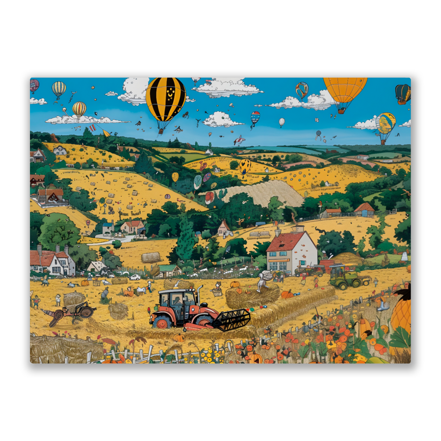 Golden Harvest Premium Landscape Aluminum Prints