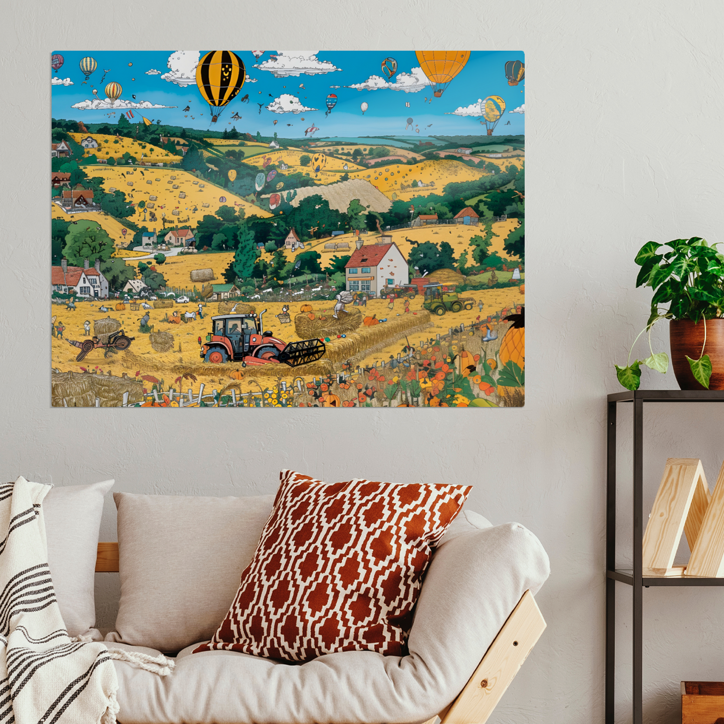 Golden Harvest Premium Landscape Aluminum Prints