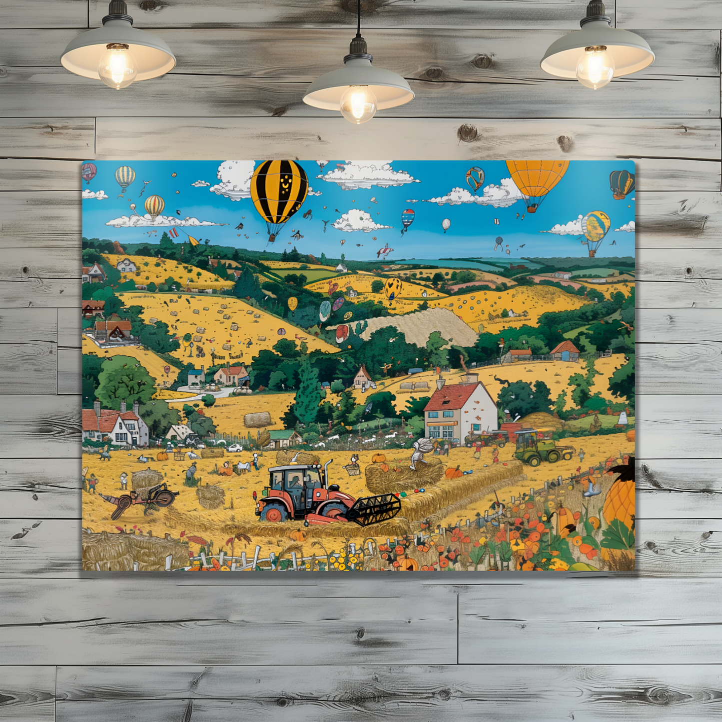 Golden Harvest Premium Landscape Aluminum Prints