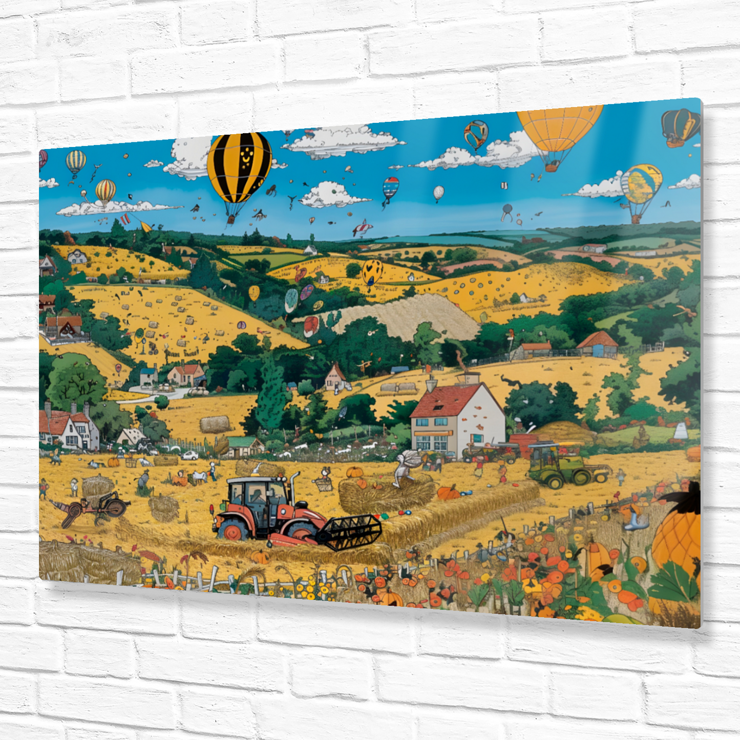 Golden Harvest Premium Landscape Aluminum Prints