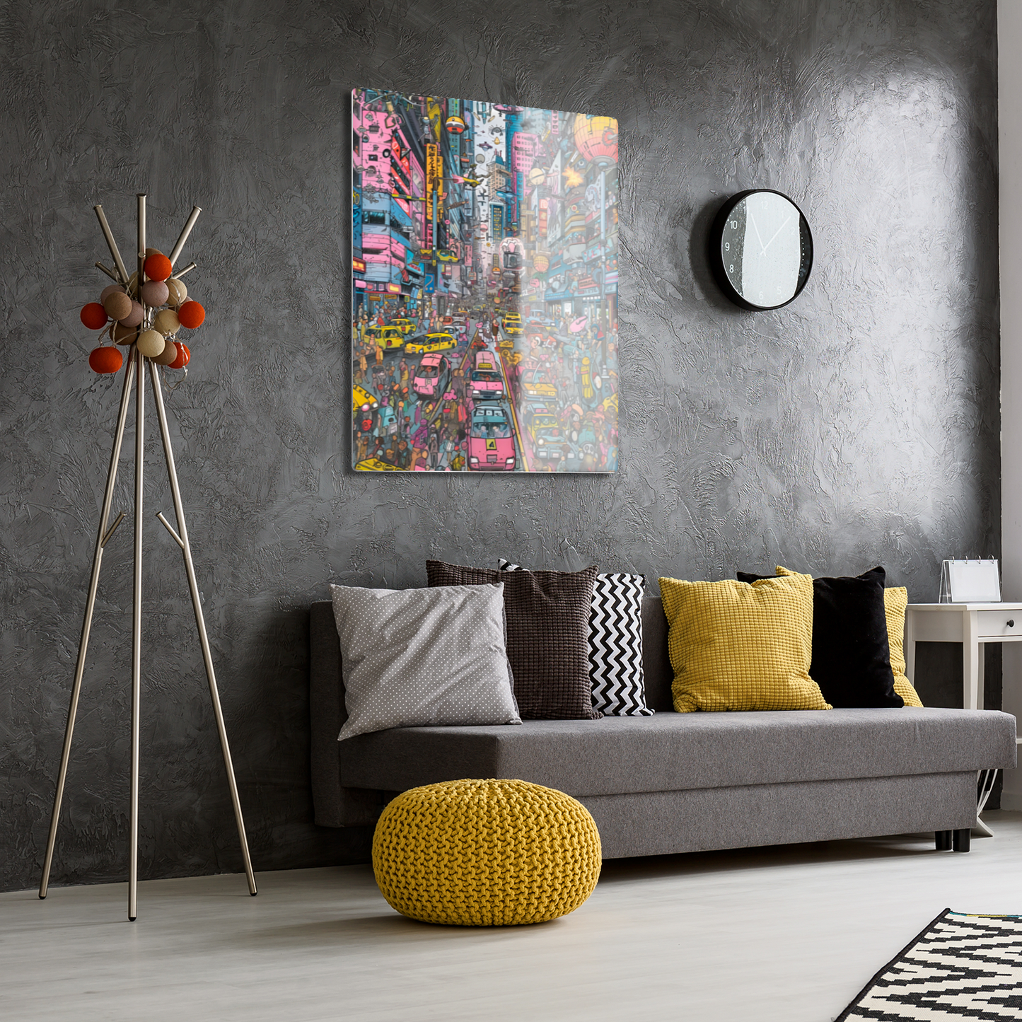 Urban Chaos Premium Portrait Aluminum Prints
