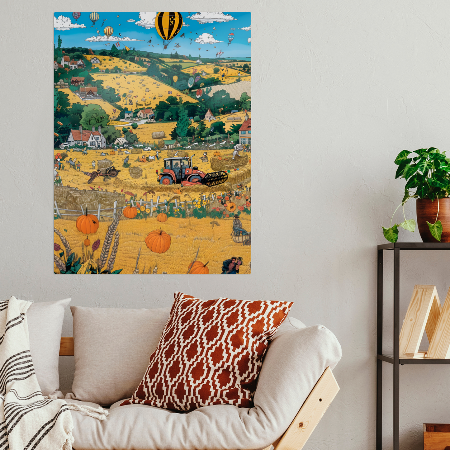 Golden Harvest Premium Portrait Aluminum Prints
