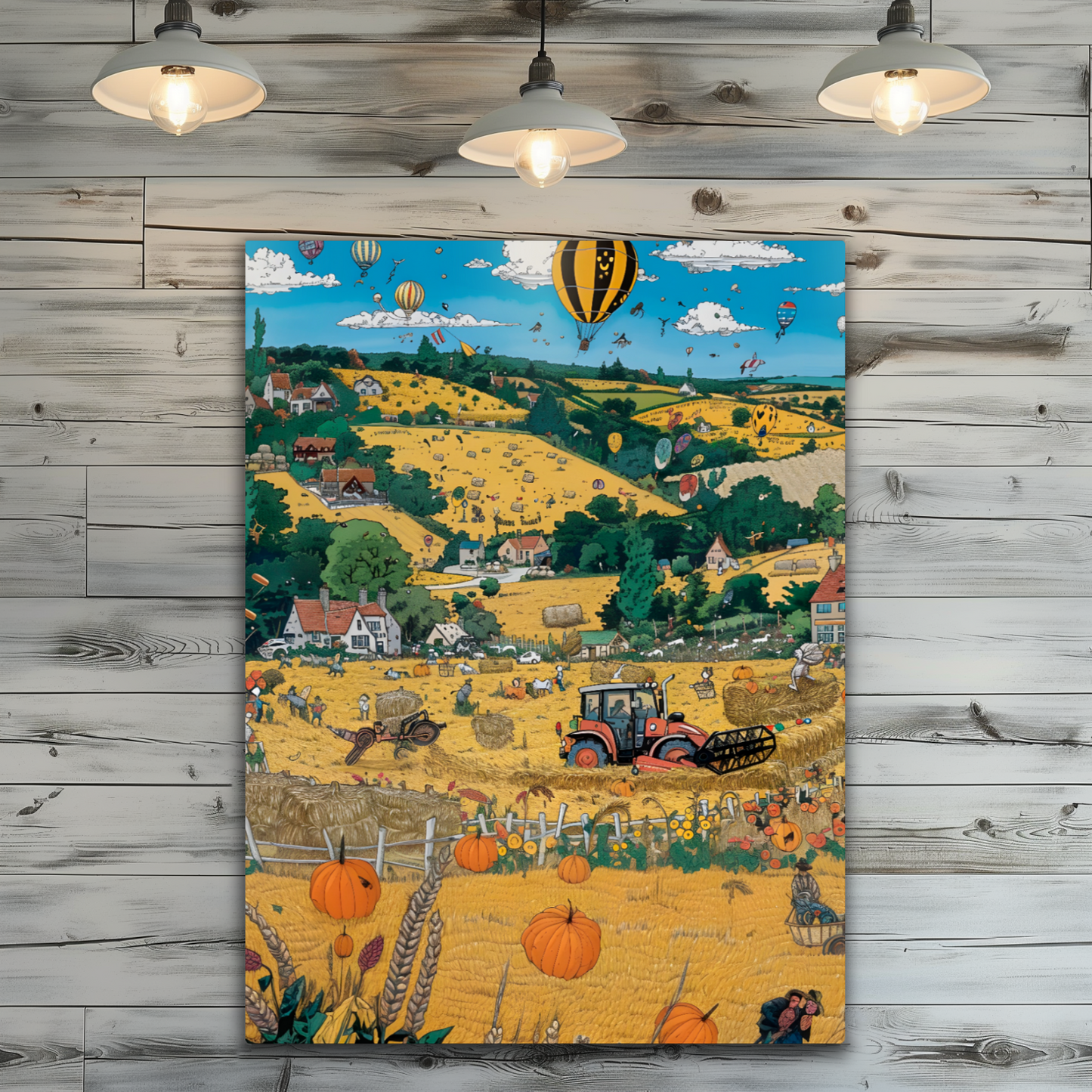 Golden Harvest Premium Portrait Aluminum Prints