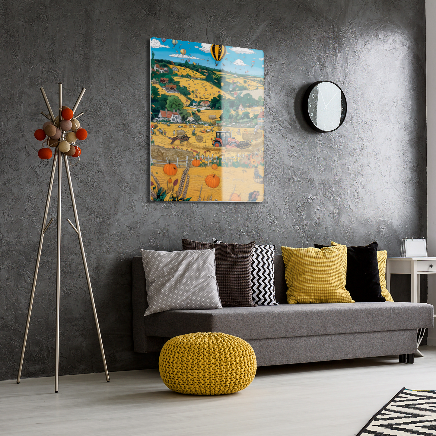 Golden Harvest Premium Portrait Aluminum Prints