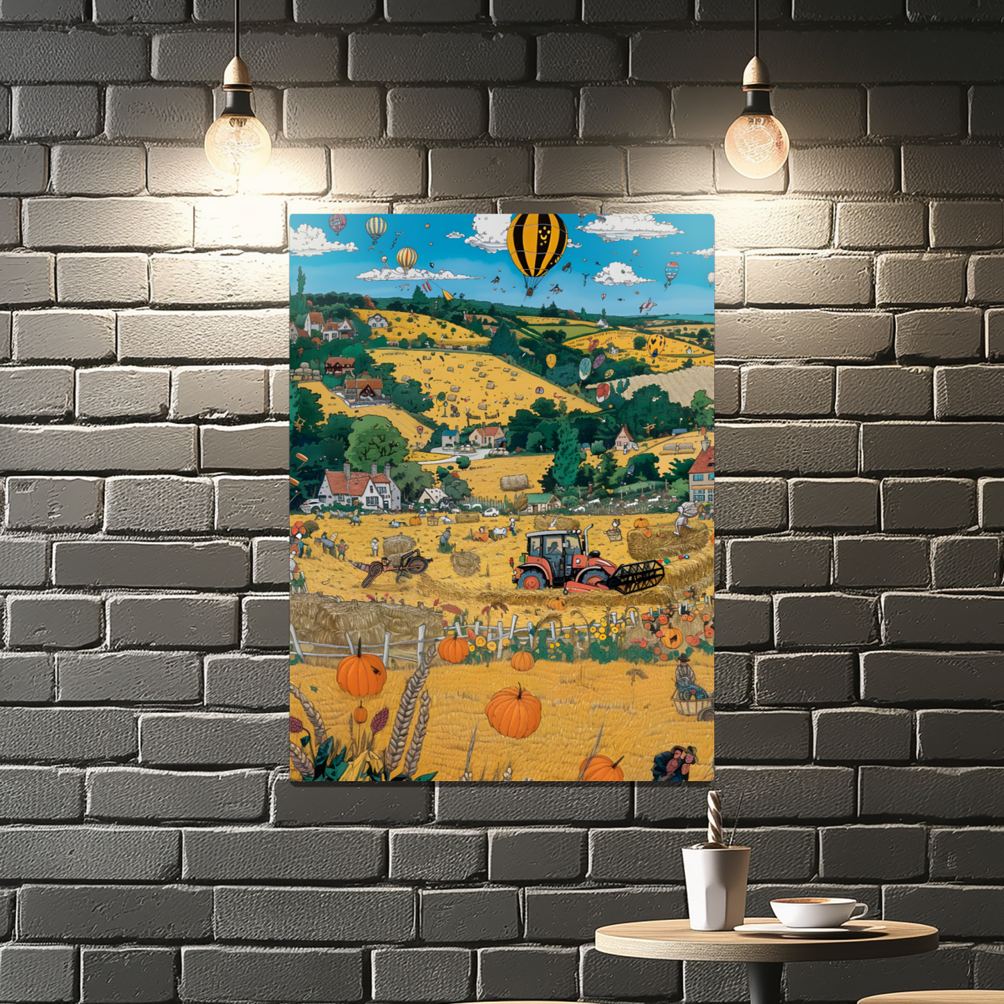 Golden Harvest Premium Portrait Aluminum Prints