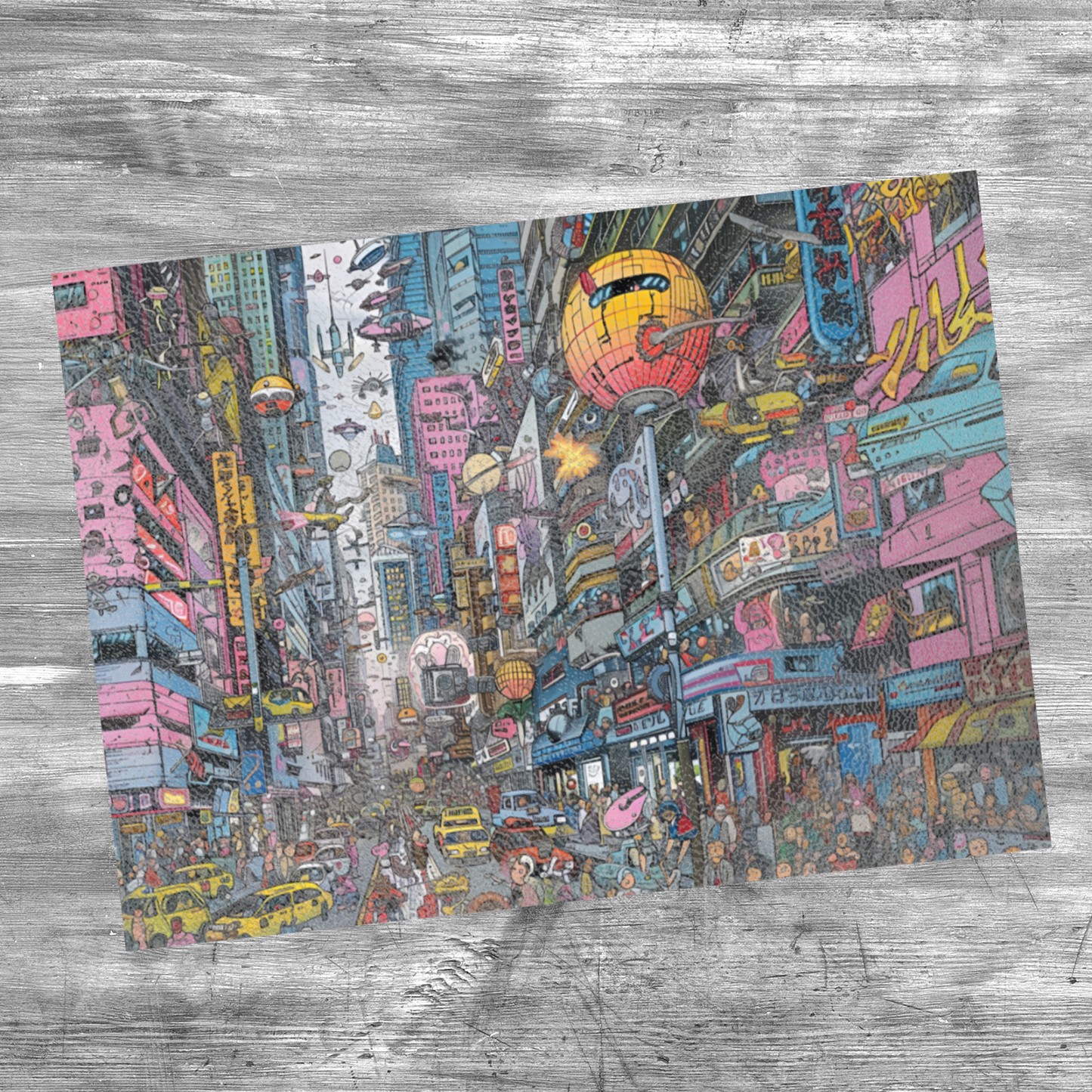 Urban Chaos Textured Glass Chopping Boards