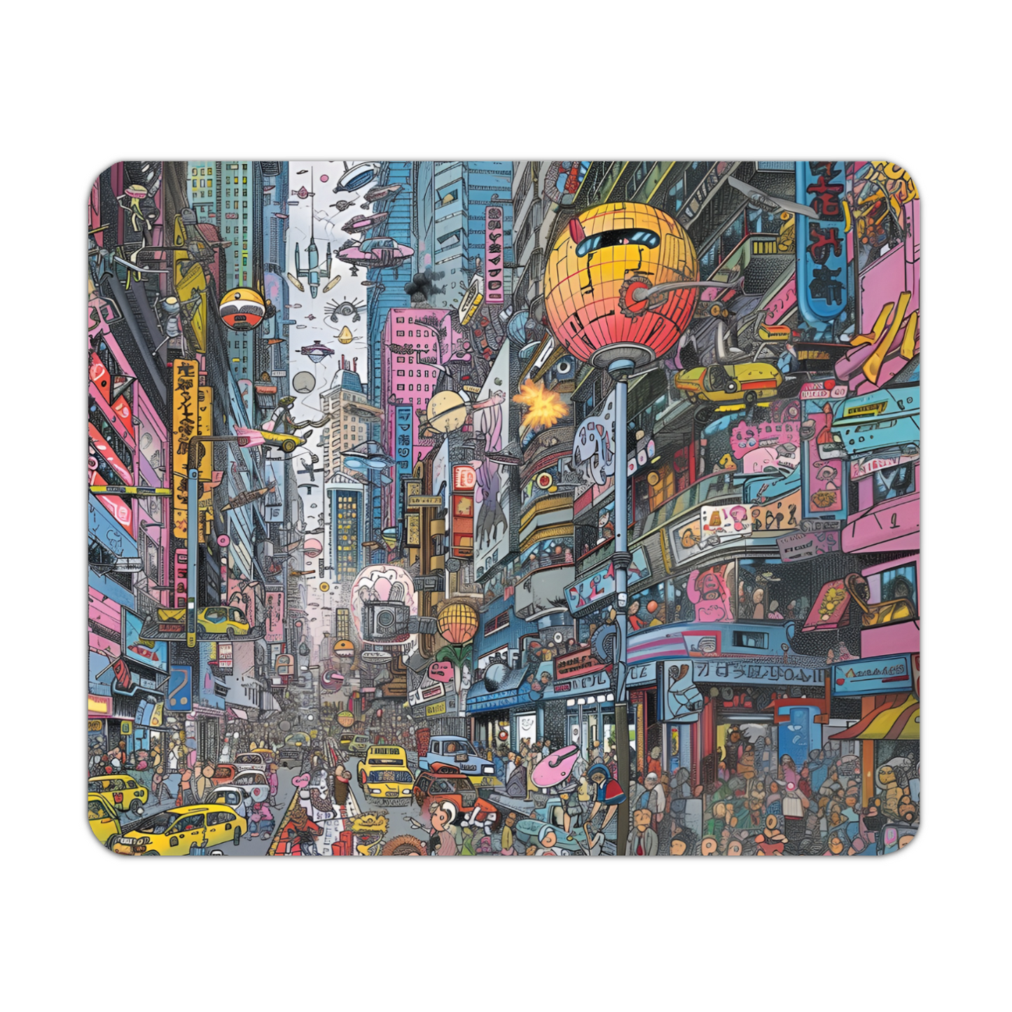 Urban Chaos Wooden Placemat