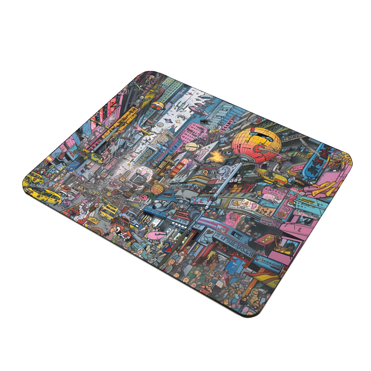 Urban Chaos Wooden Placemat