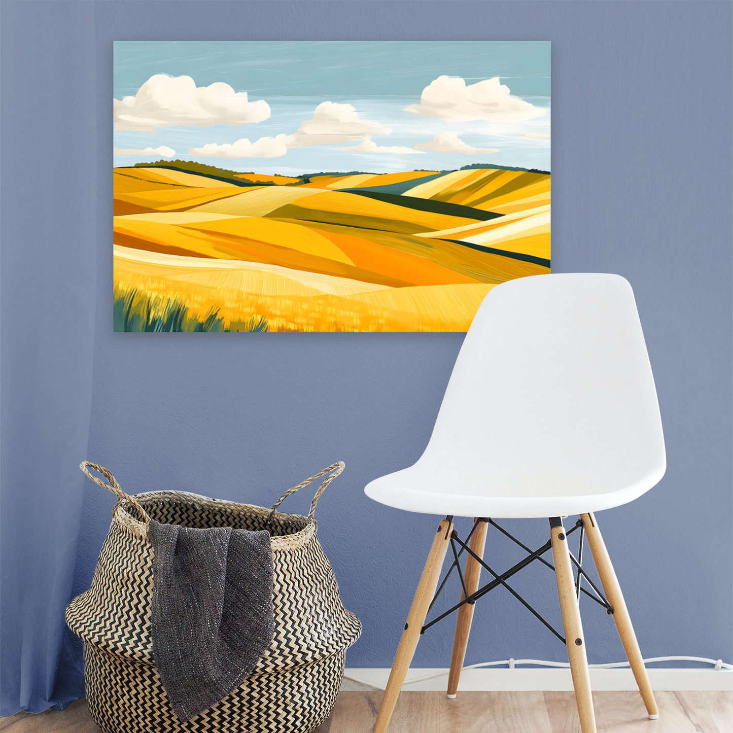 Golden Fields Horizon Deluxe Box Canvas Prints Landscape