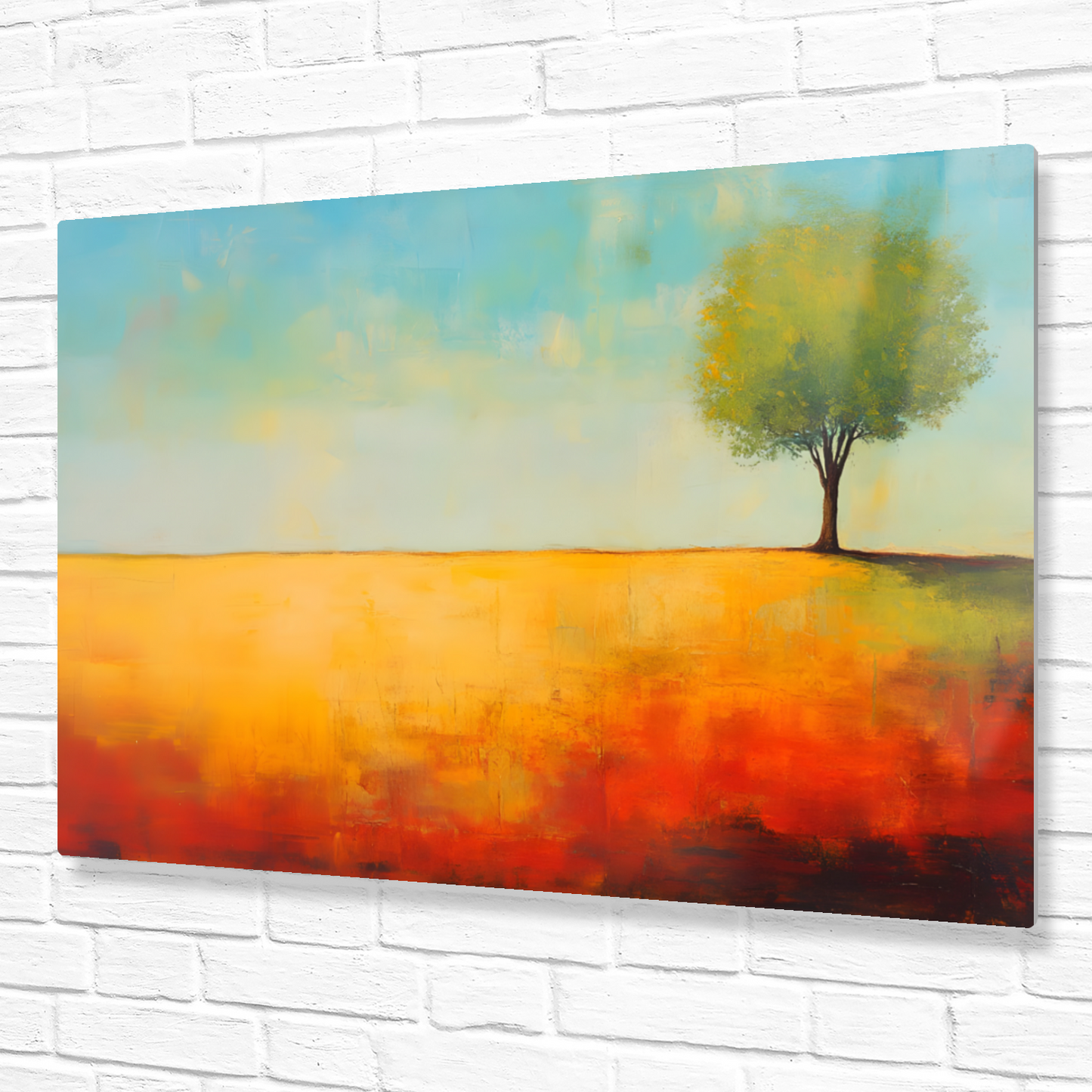 Lone Tree Serenity Premium Landscape Aluminum Prints